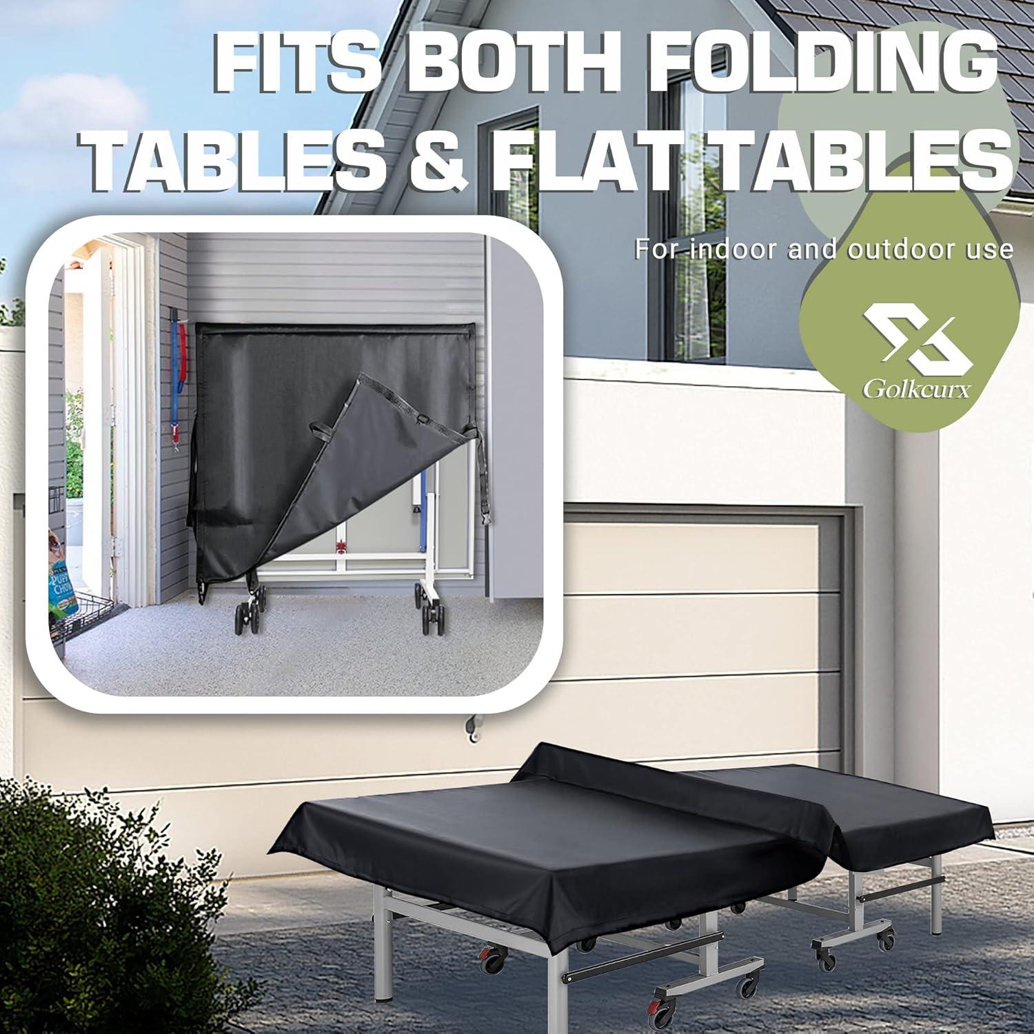 Cubierta de Mesa de Ping Pong Golkcurx Impermeable 9x1.5m