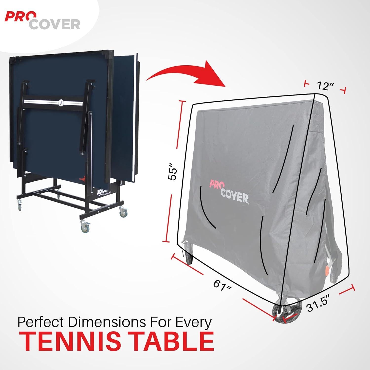 Funda Profesional para Mesa de Ping Pong ProCover 155x140cm