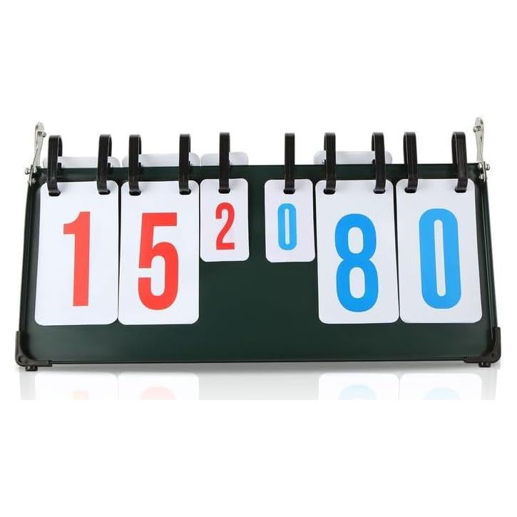 Tablero de Puntuación Portátil LOEQIAN 6 Dígitos para Deportes