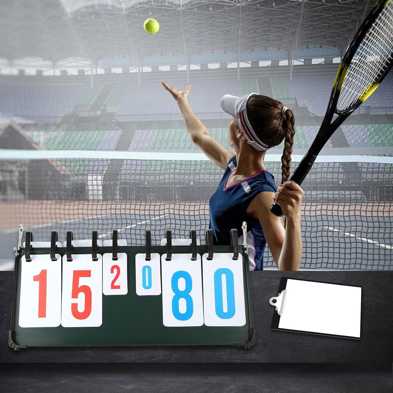 Tablero de Puntuación Portátil LOEQIAN 6 Dígitos para Deportes