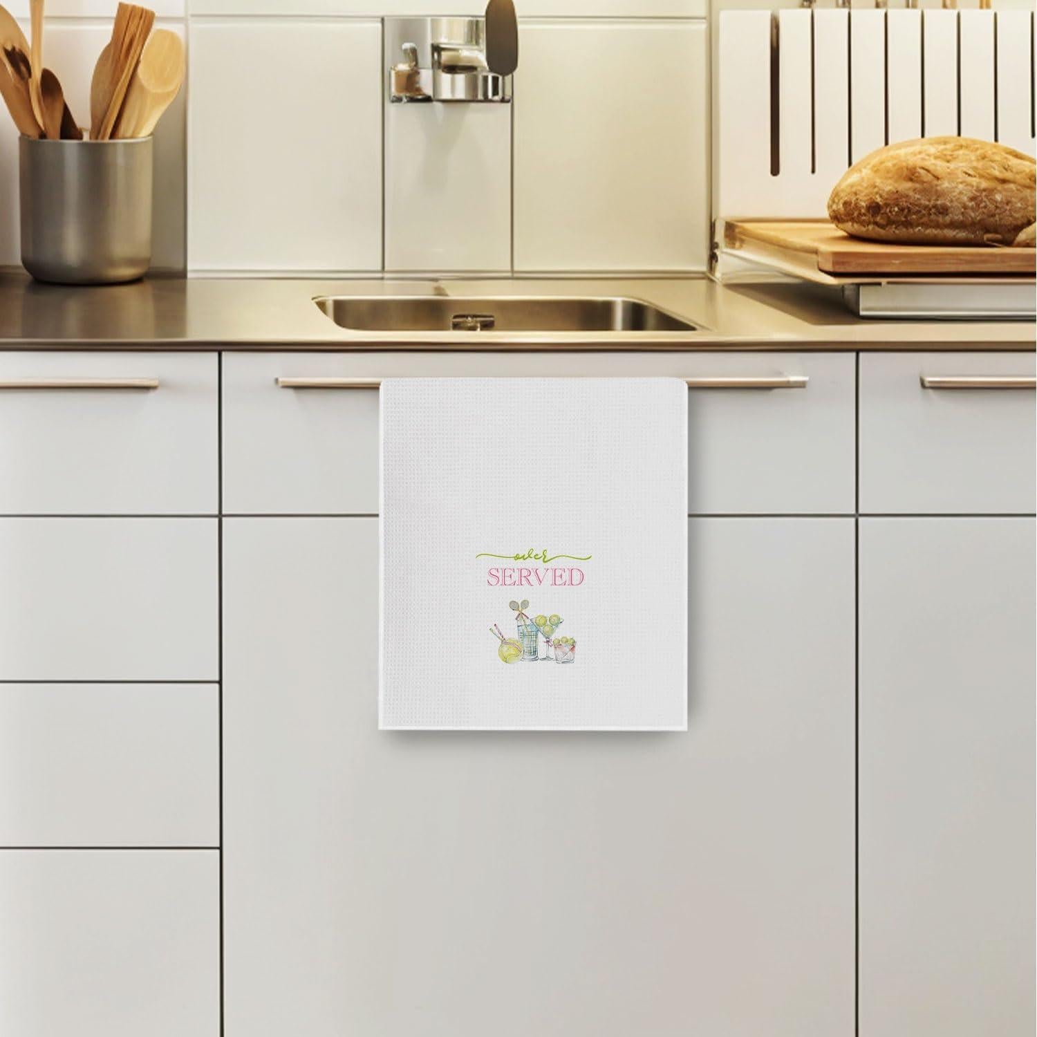 Toalla de Cocina ERYBHKRTYH 40.6x61 cm Microfibra Waffle