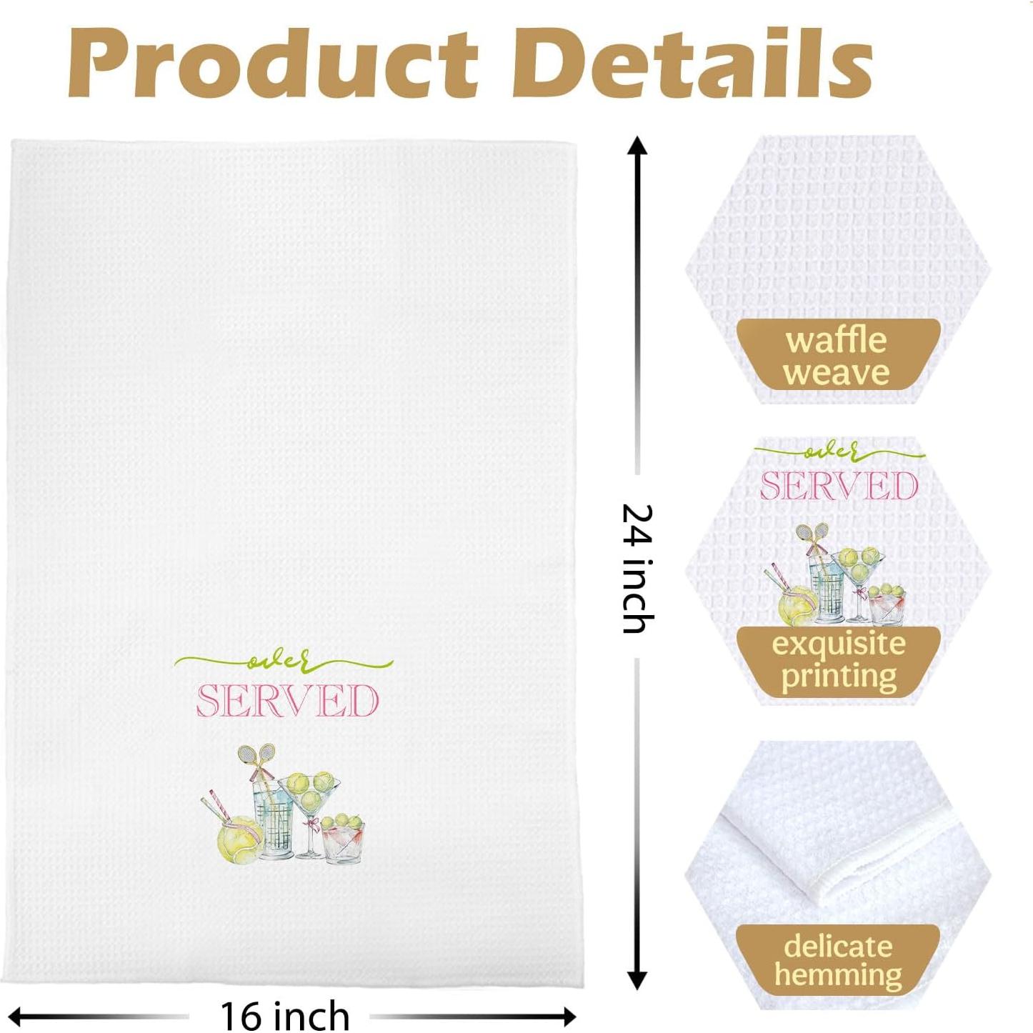 Toalla de Cocina ERYBHKRTYH 40.6x61 cm Microfibra Waffle