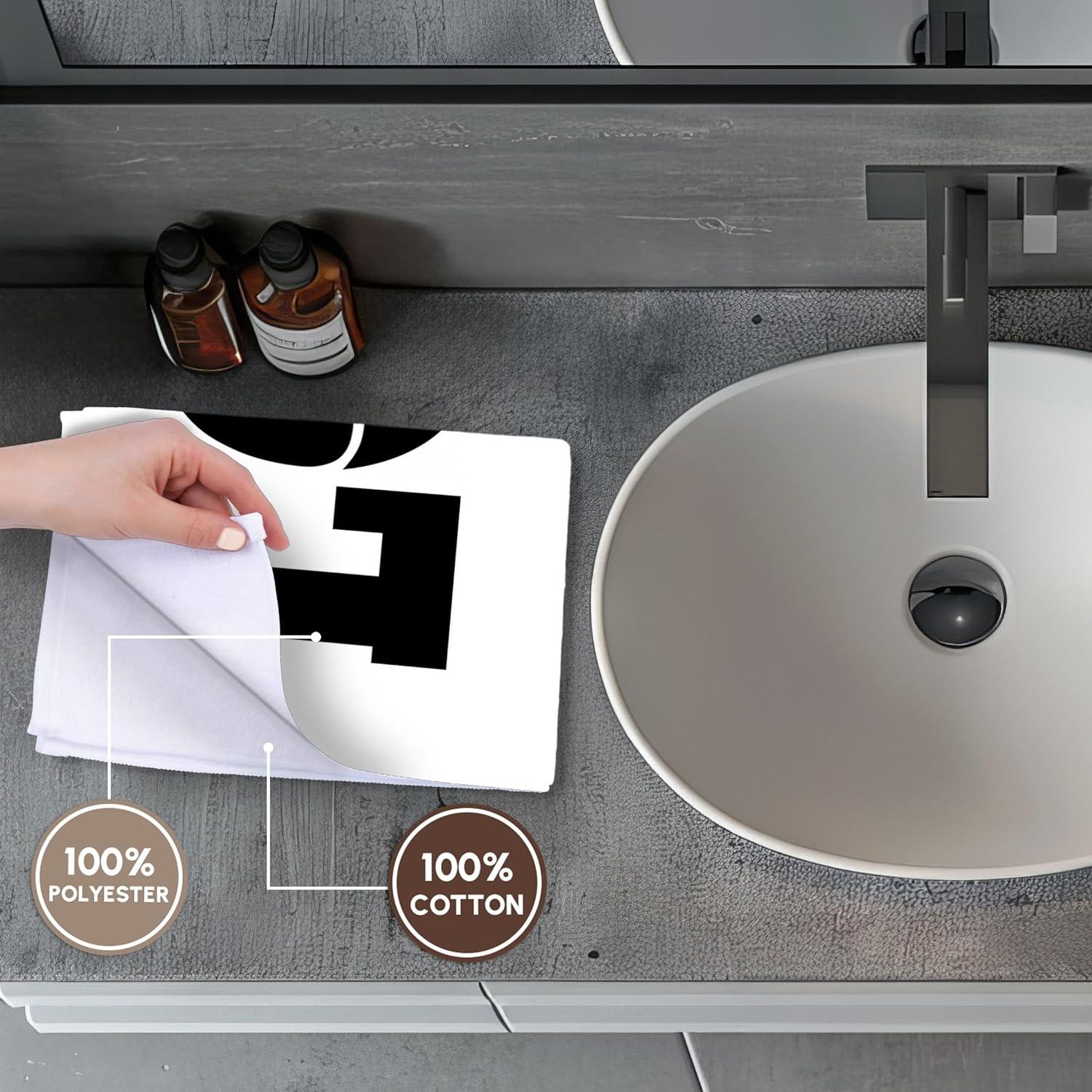 Toalla de Mano 3dRose Modelo TWL_243354_1 Multicolor 38x56cm