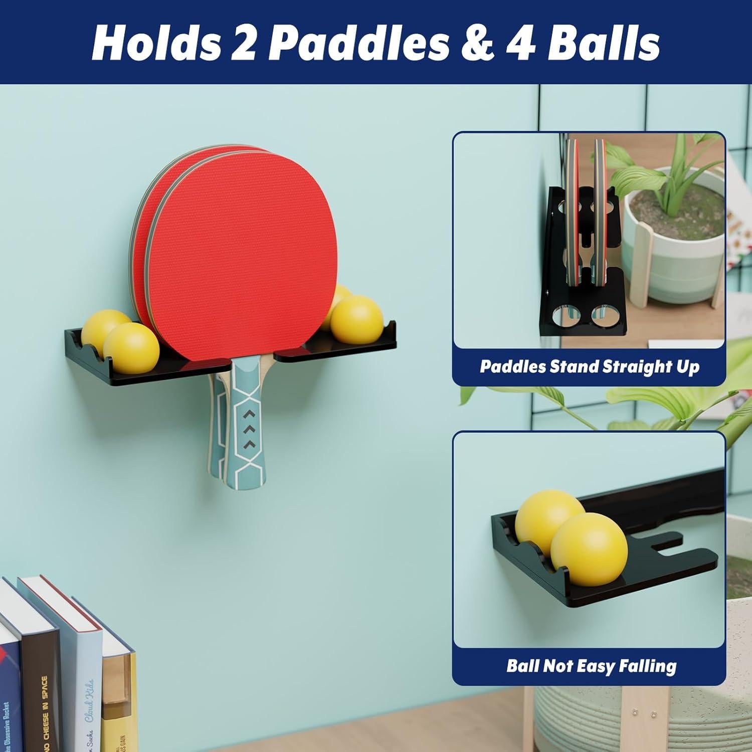 Soporte de Pared para Palas de Ping Pong Cosmos SPORT-TTENNIS