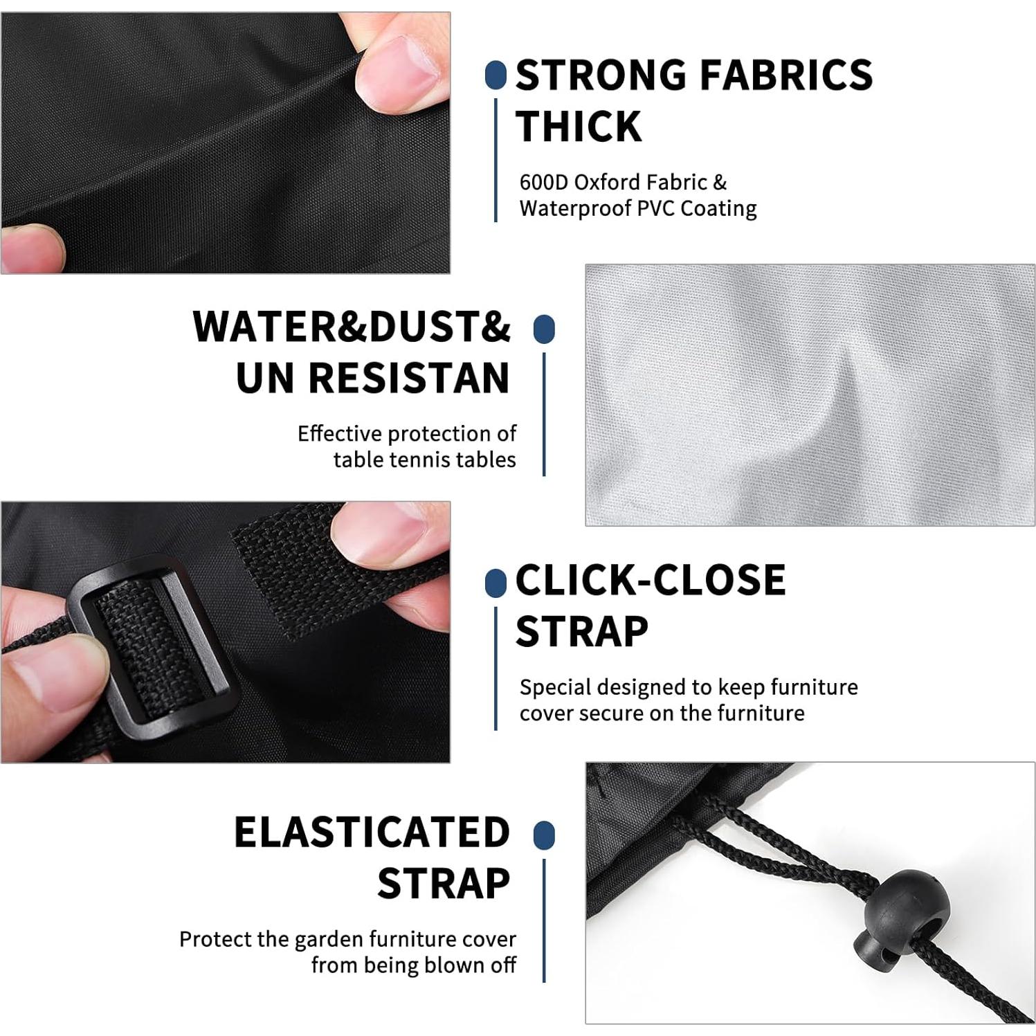 Cubierta Impermeable para Mesa de Tenis Femuar 184.7x165.1 cm