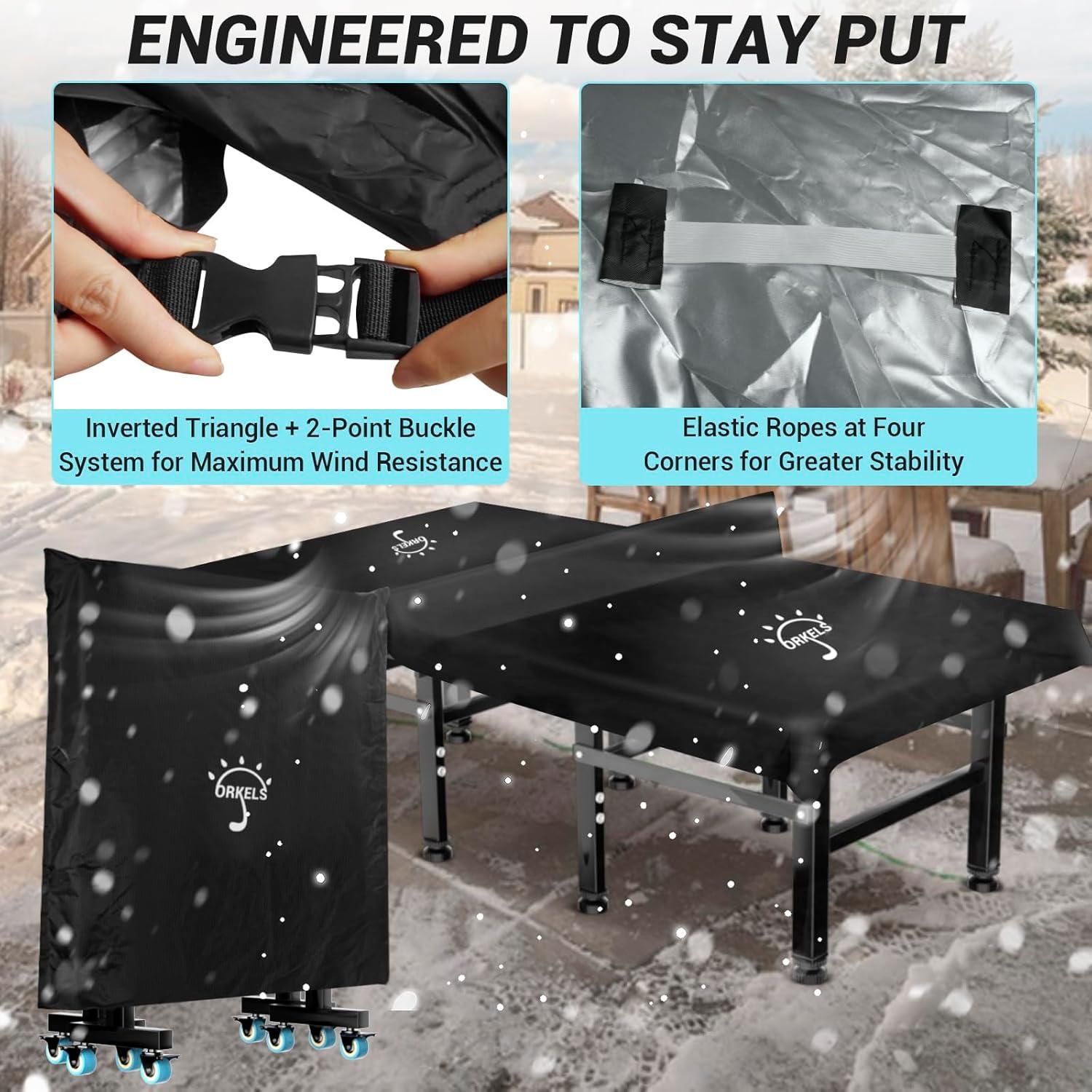 Funda Impermeable para Mesa de Ping Pong ORKELS 310x188cm