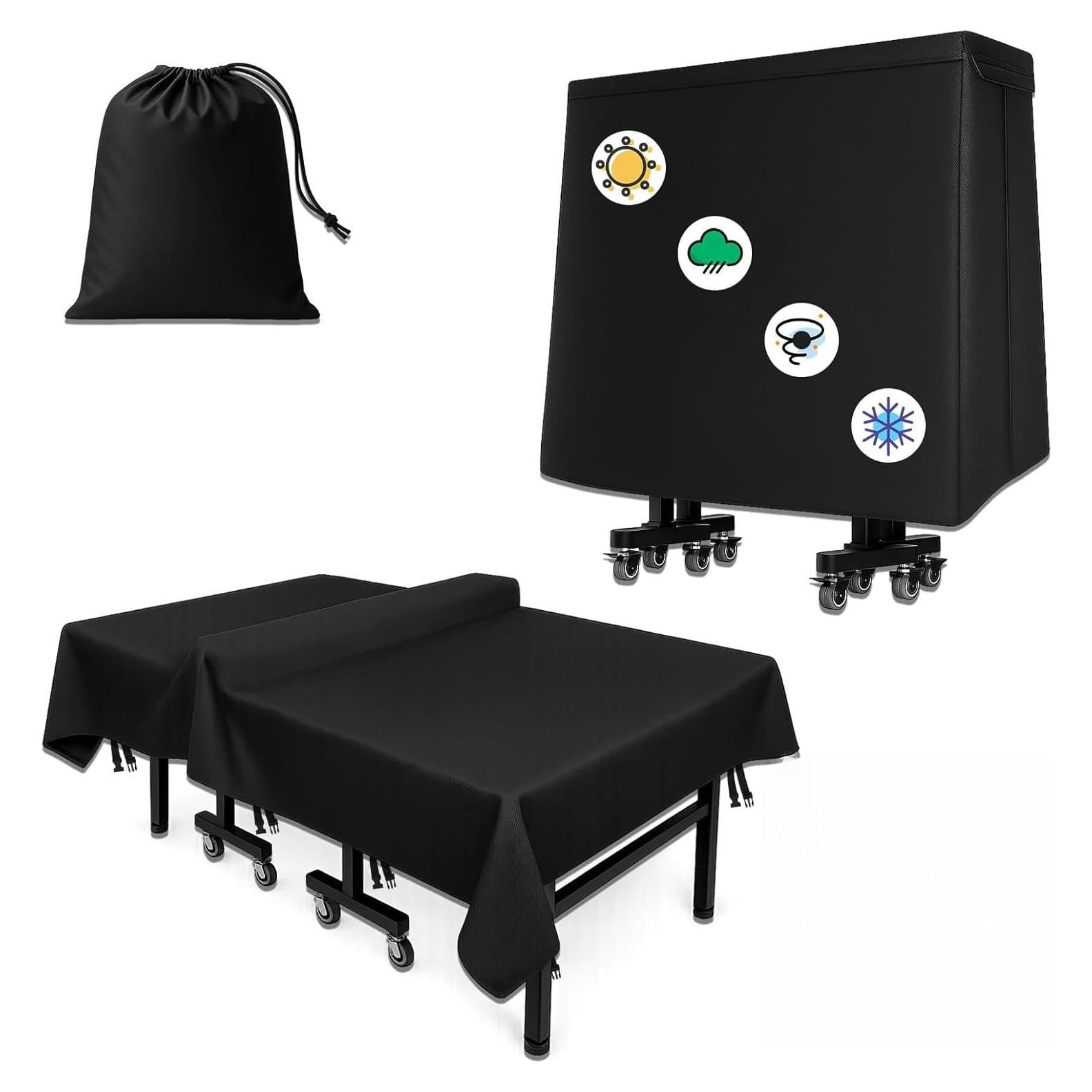 Cubierta de Mesa de Ping Pong MCCKLE 2.74x1.52m Impermeable