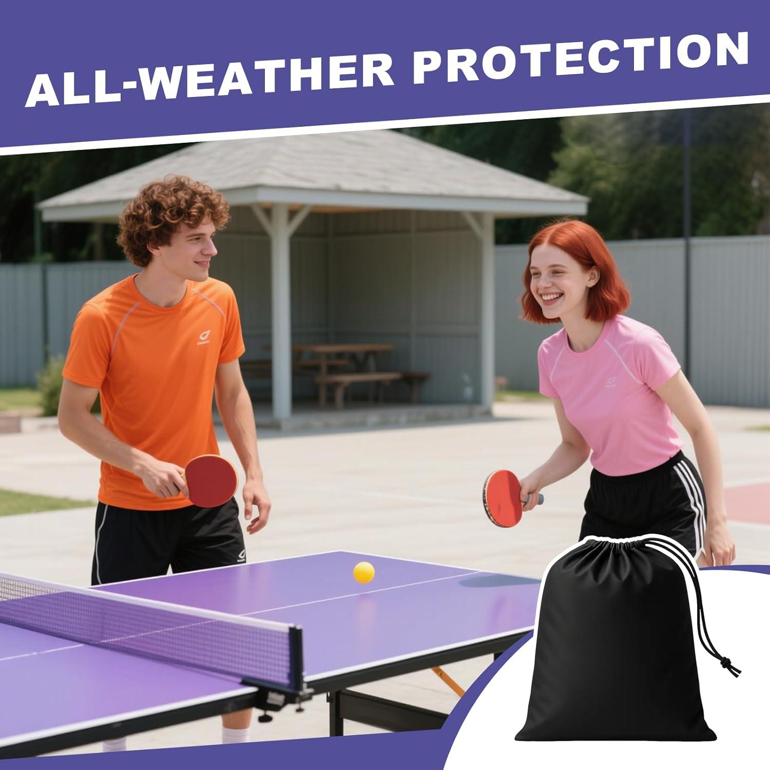 Cubierta de Mesa de Ping Pong MCCKLE 2.74x1.52m Impermeable