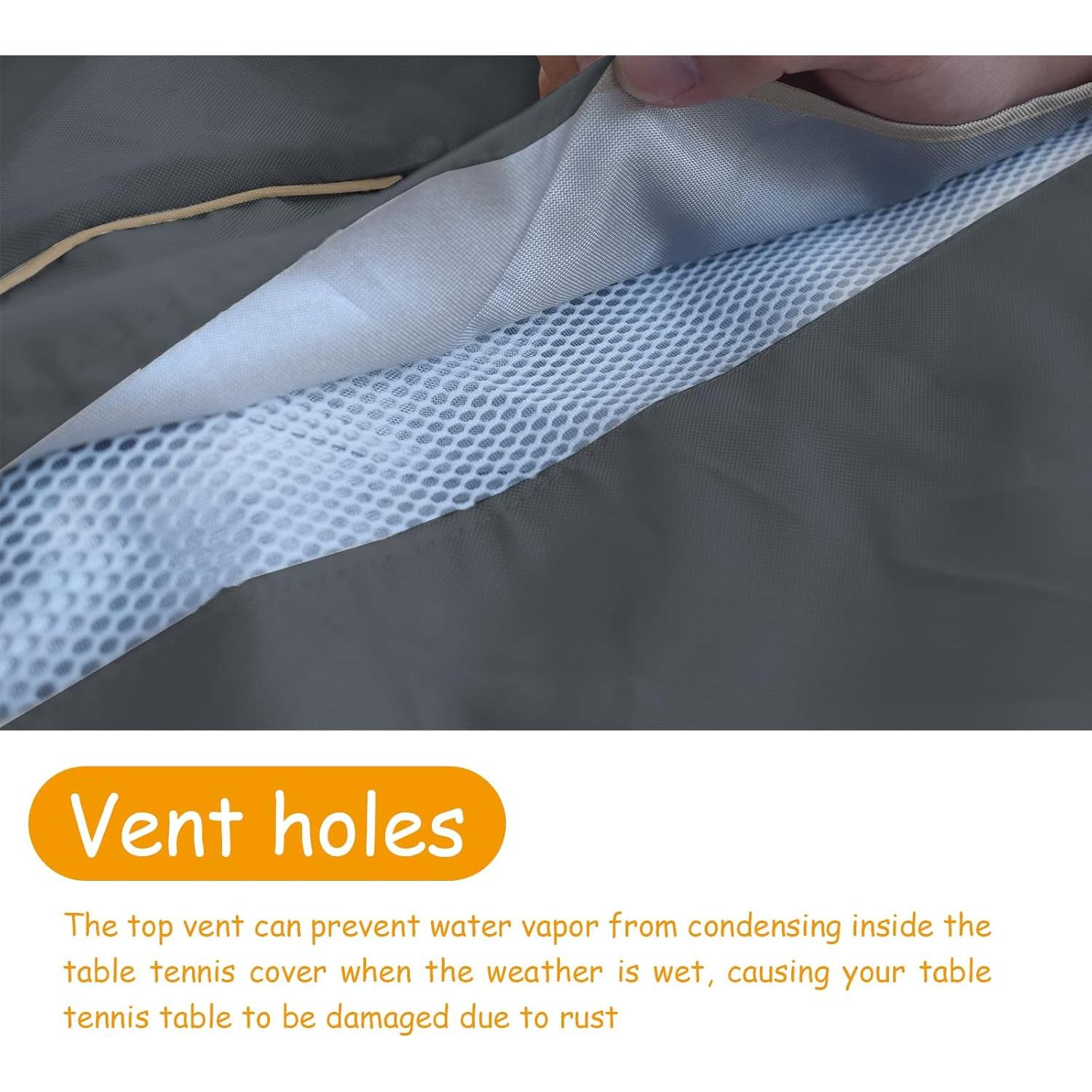 Cubierta de Mesa de Tenis SOKINGCOVER Impermeable 165x71x185cm