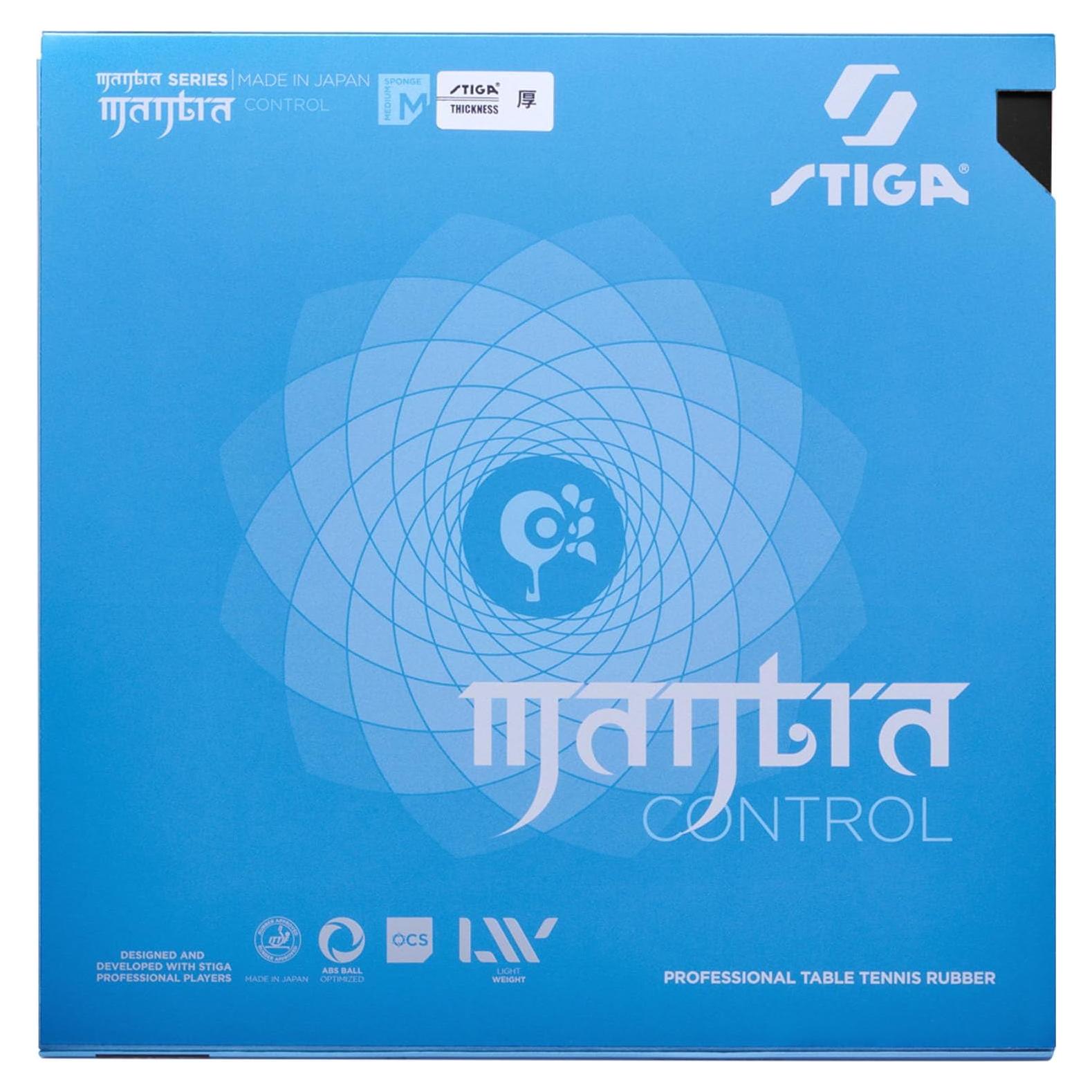 Goma de Tenis de Mesa STIGA Mantra Control Negra 45D