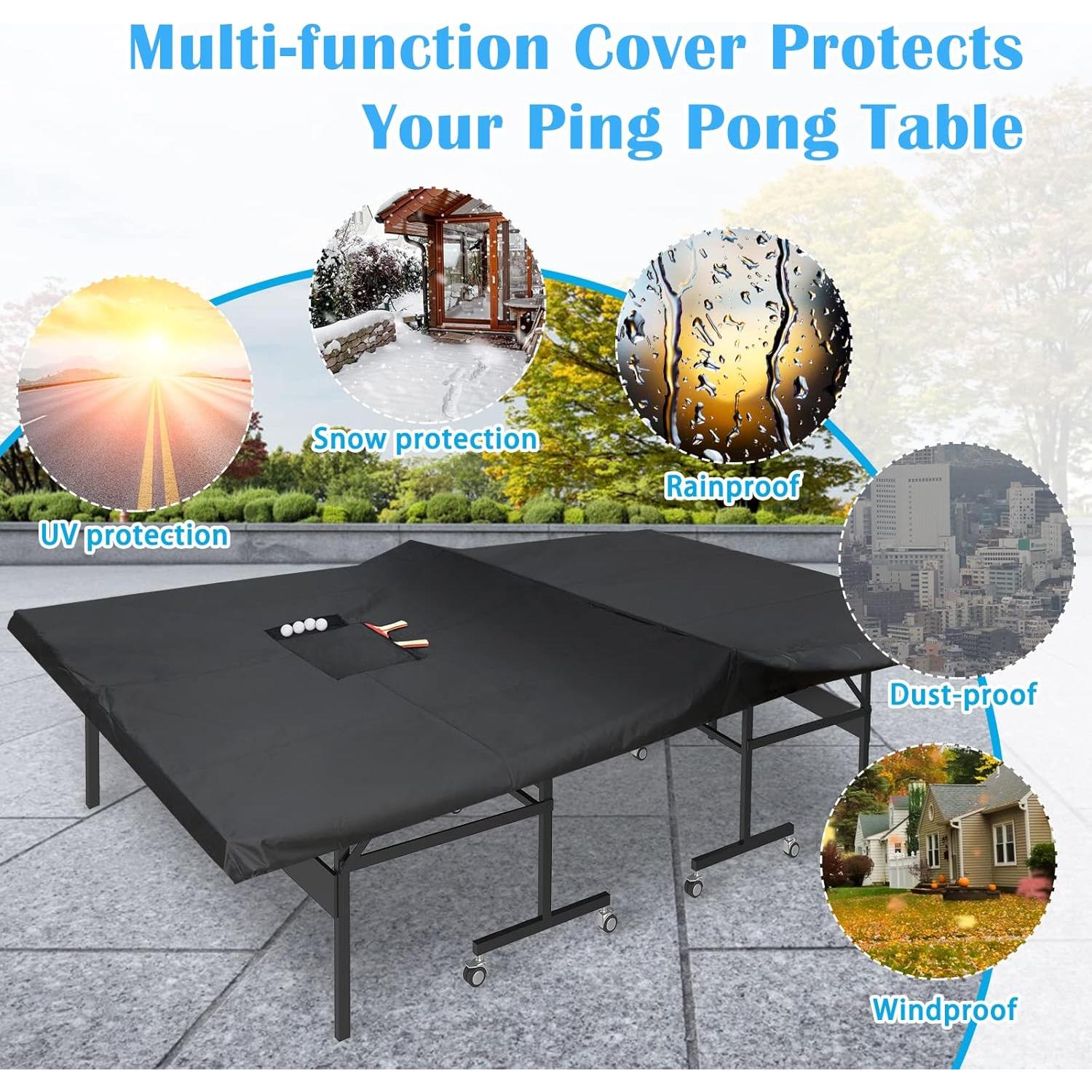 Cubierta de Mesa de Ping Pong Luxiv Impermeable 320x200 cm