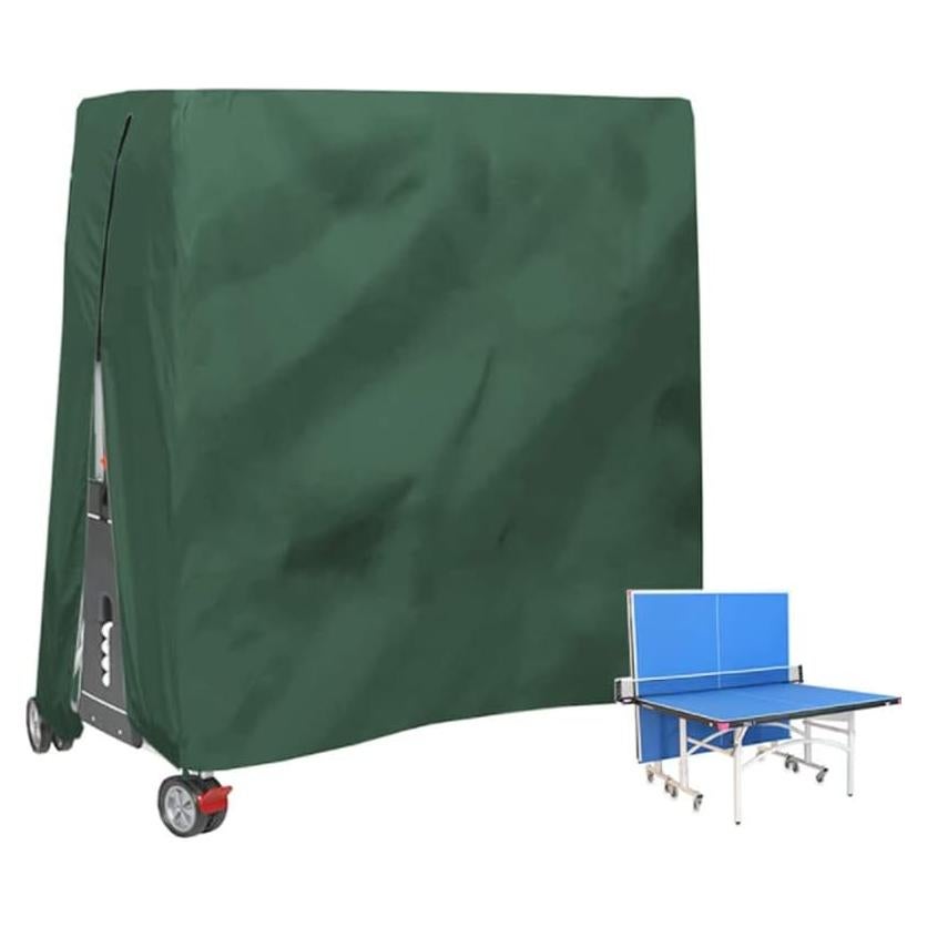 Cubierta de Tenis de Mesa J&C 165x71x185cm Impermeable Verde