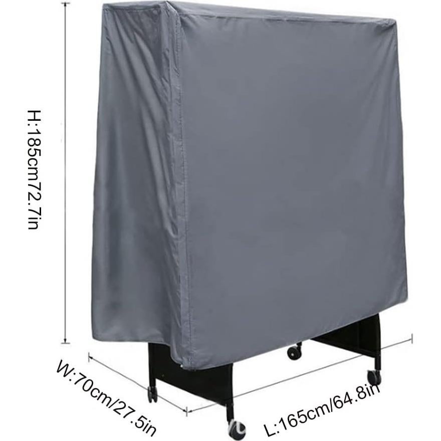 Cubierta de Tenis de Mesa J&C 165x71x185cm Impermeable Verde