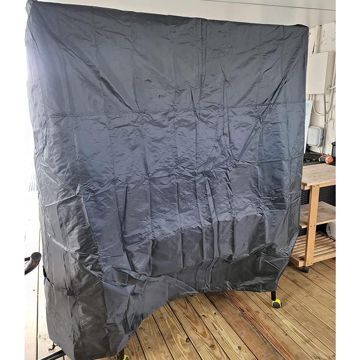 Cubierta de Tenis de Mesa J&C 165x71x185cm Impermeable Verde