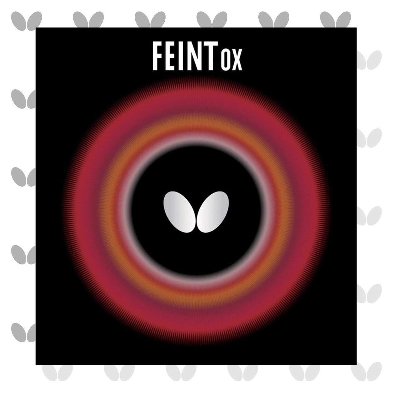 Goma de Tenis de Mesa Butterfly Feint OX - Púas Largas - Roja