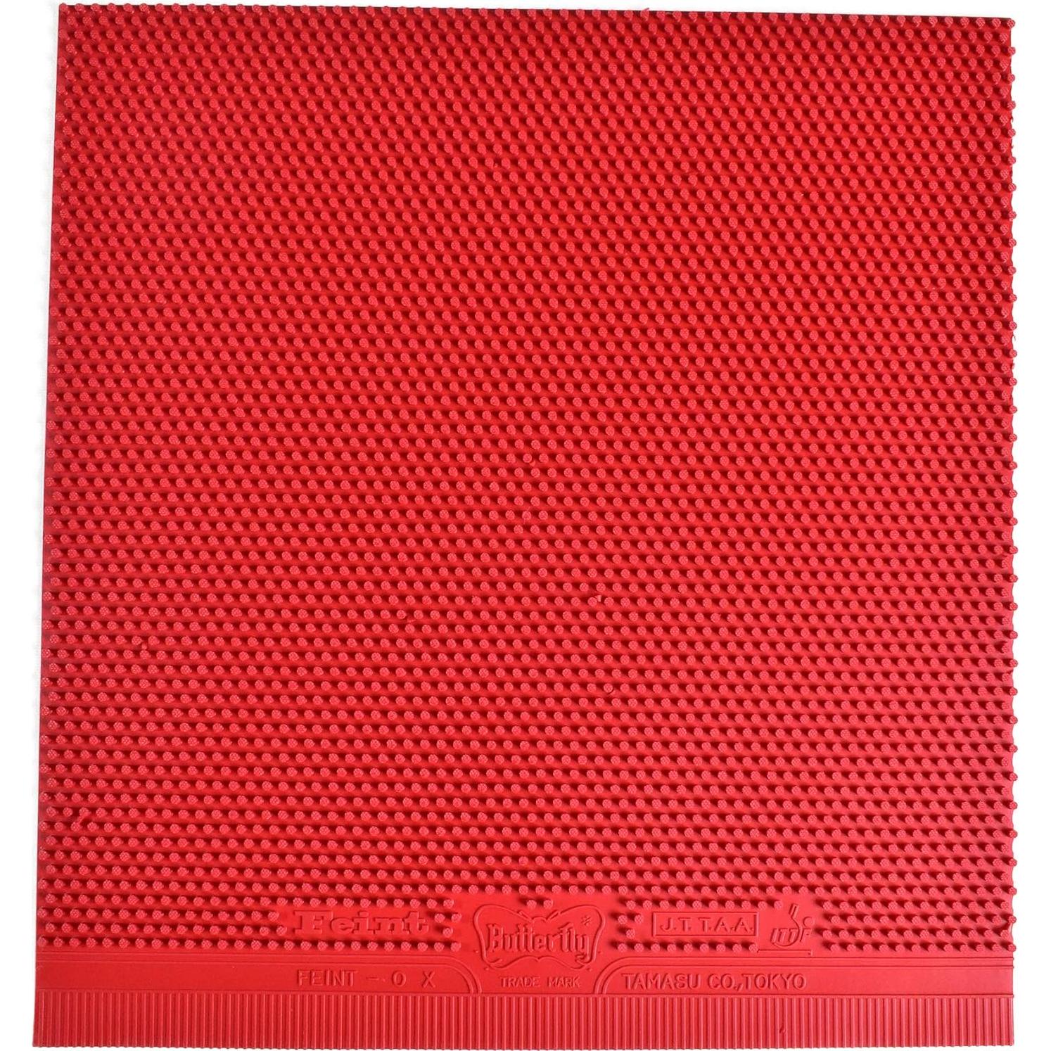 Goma de Tenis de Mesa Butterfly Feint OX - Púas Largas - Roja