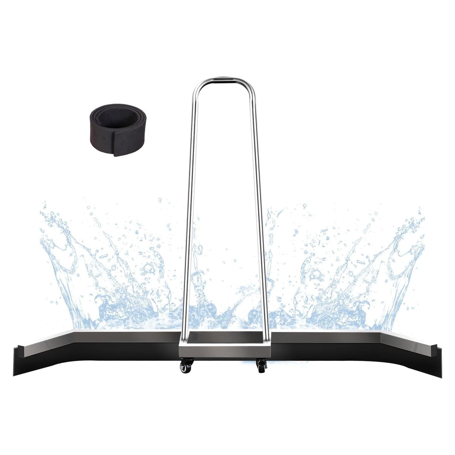 Raspador de Piso para Cancha de Tenis Supvision 137.2cm Acero Inoxidable