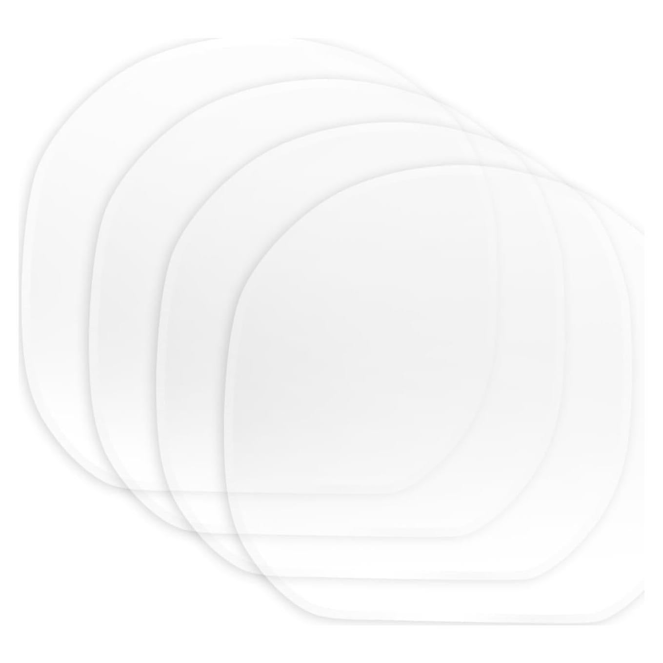 4 Películas Adhesivas Transparentes Junfamilee para Palas de Tenis de Mesa