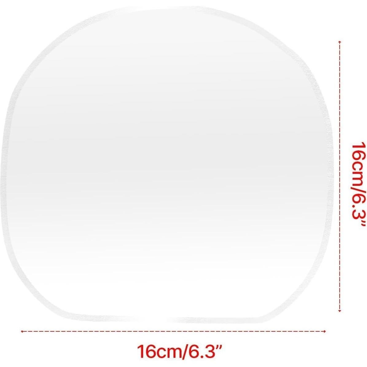 4 Películas Adhesivas Transparentes Junfamilee para Palas de Tenis de Mesa