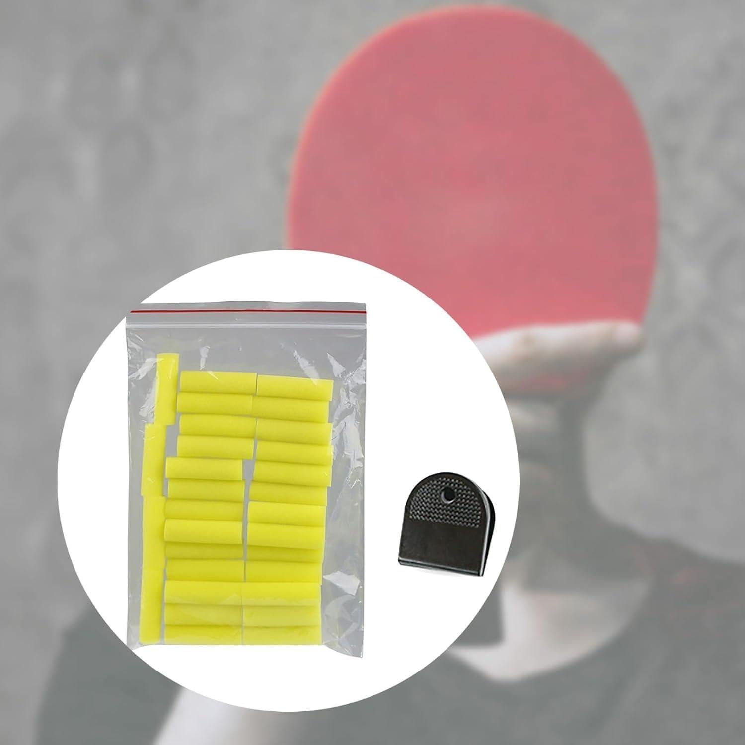 Conjunto de 30 Cepillos de Esponja Cilíndricos Jizlan Amarillos