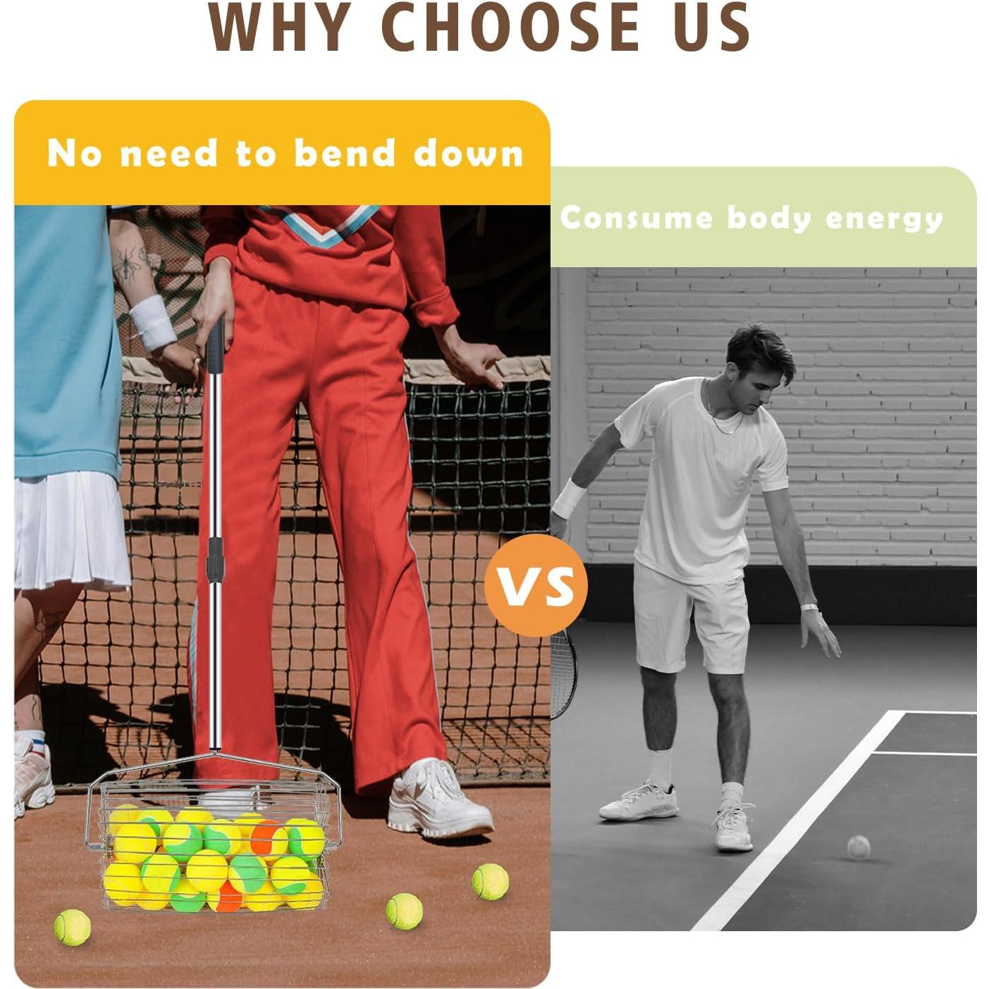 Recogedor de Pelotas de Tenis Voodans Telescópico 1.95kg