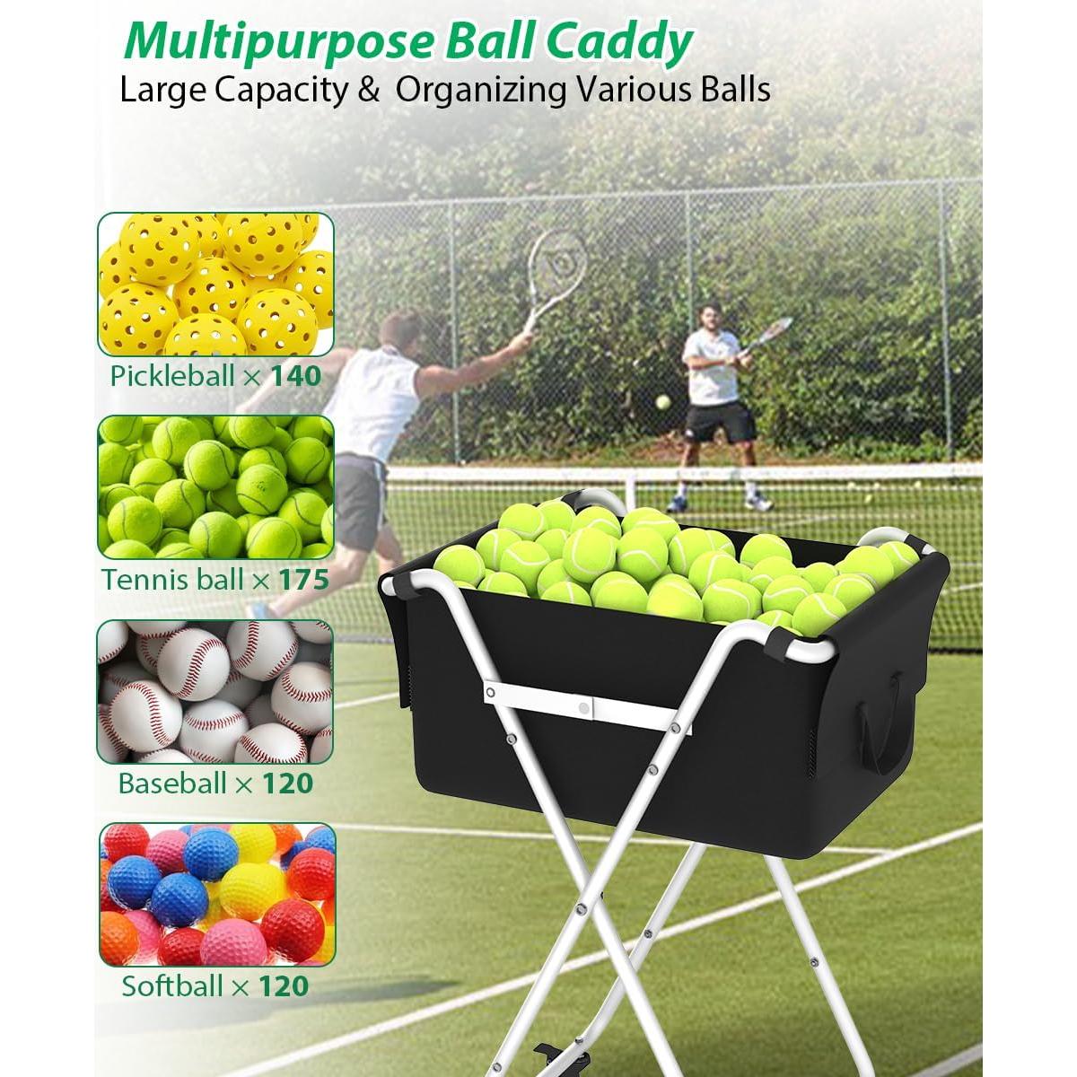 Carro Recolector de Pelotas Ardier - Soporte Plegable Blanco