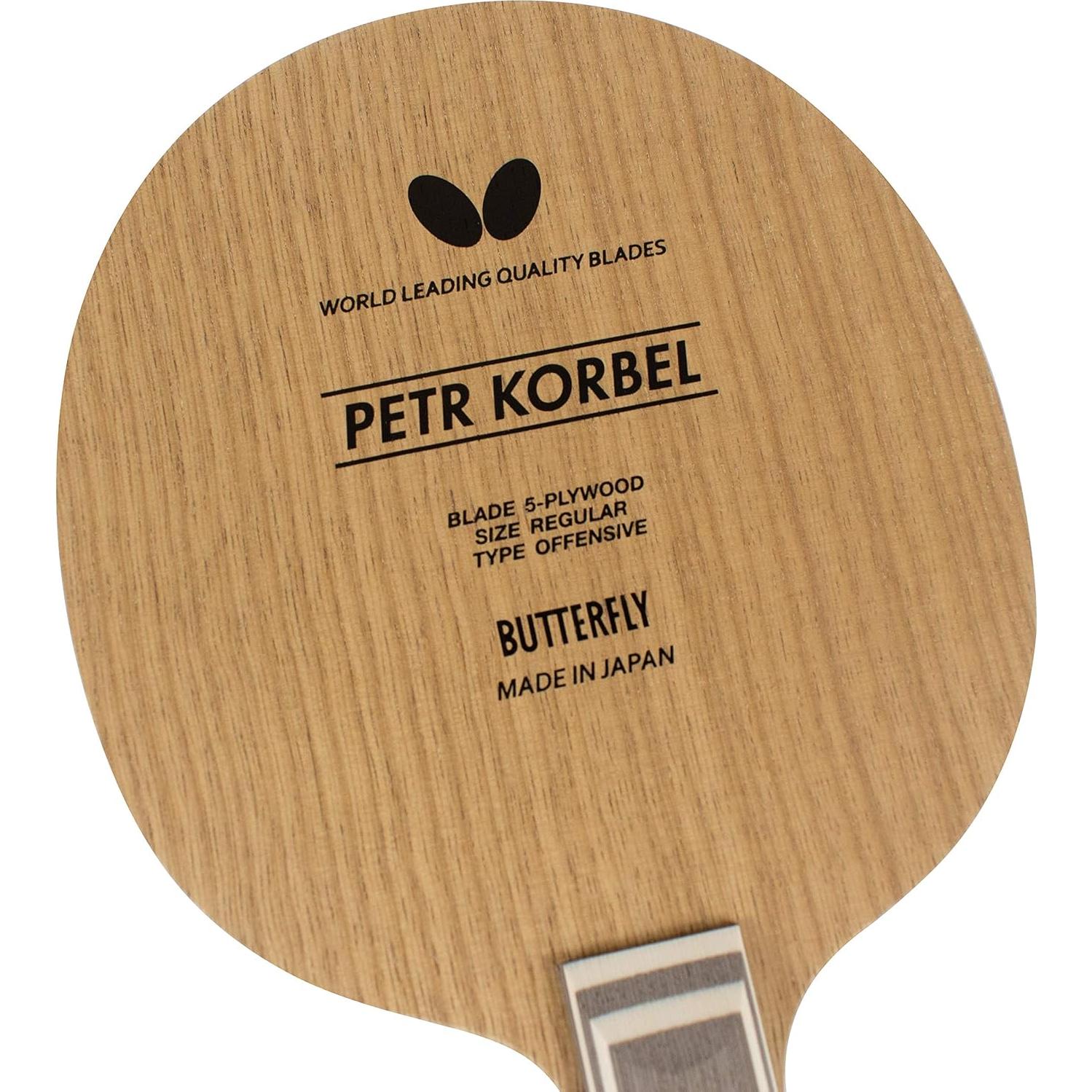 Cuchilla de Tenis de Mesa Butterfly Petr Korbel Madera 5 Capas