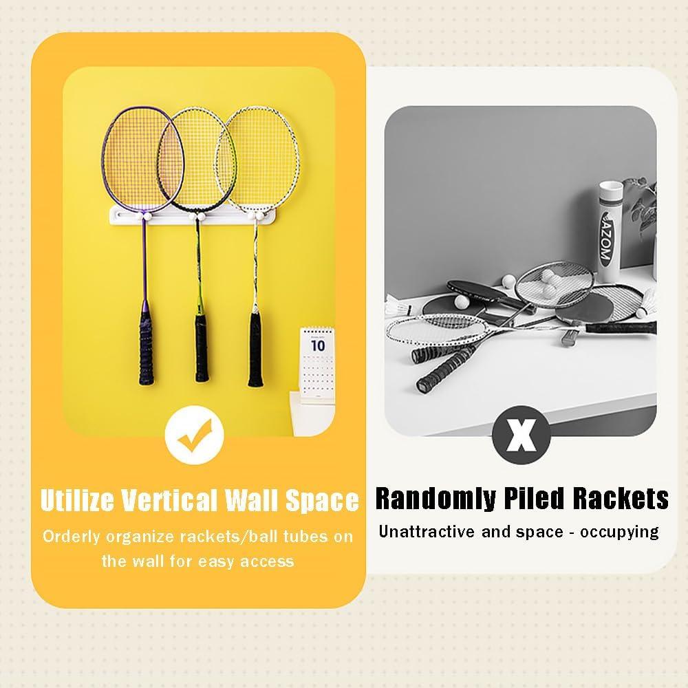 Soporte de Almacenamiento de Raquetas OULIGET Ajustable 40cm