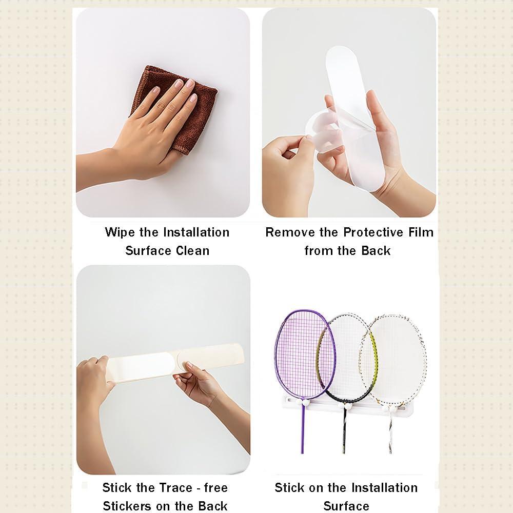 Soporte de Almacenamiento de Raquetas OULIGET Ajustable 40cm