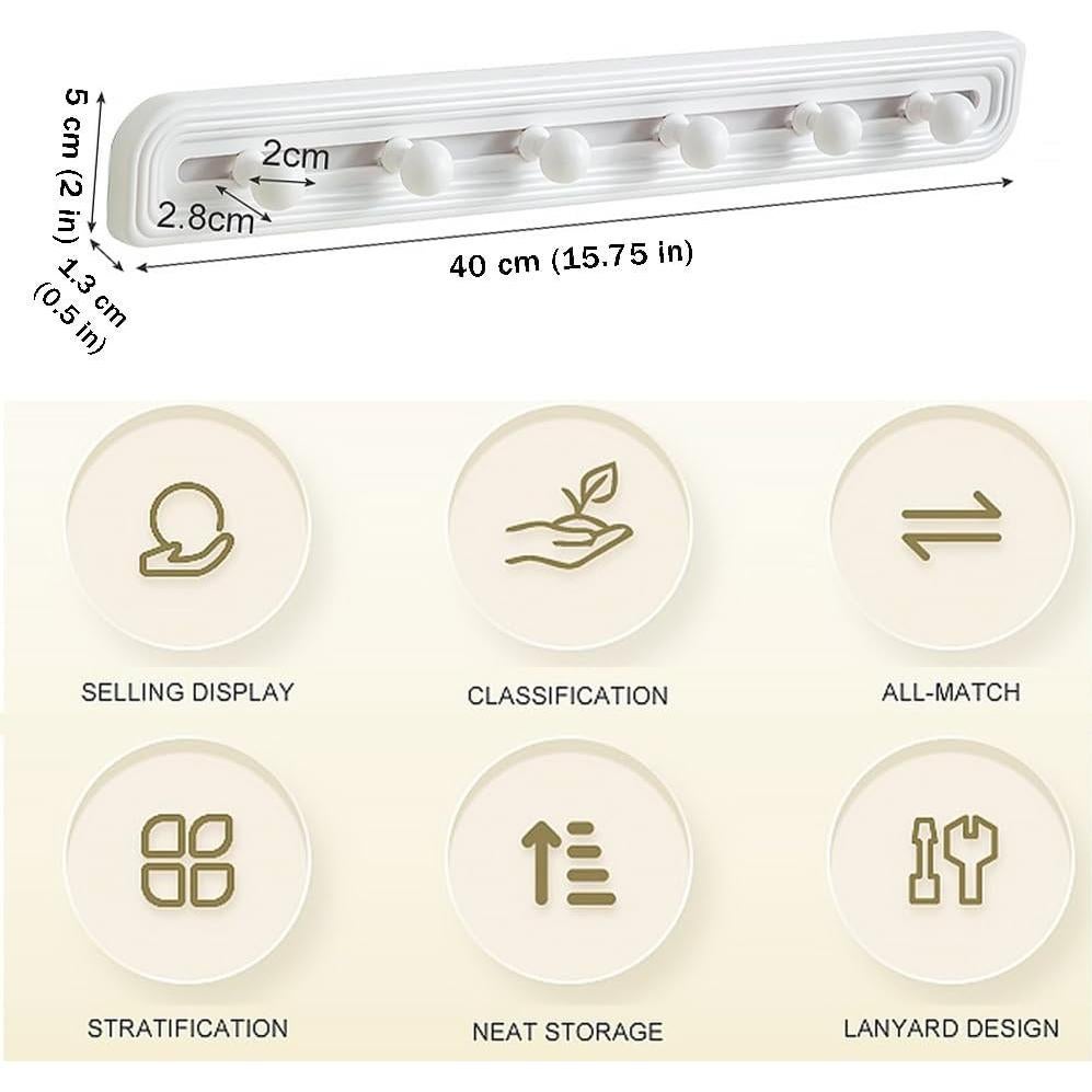 Soporte de Almacenamiento de Raquetas OULIGET Ajustable 40cm
