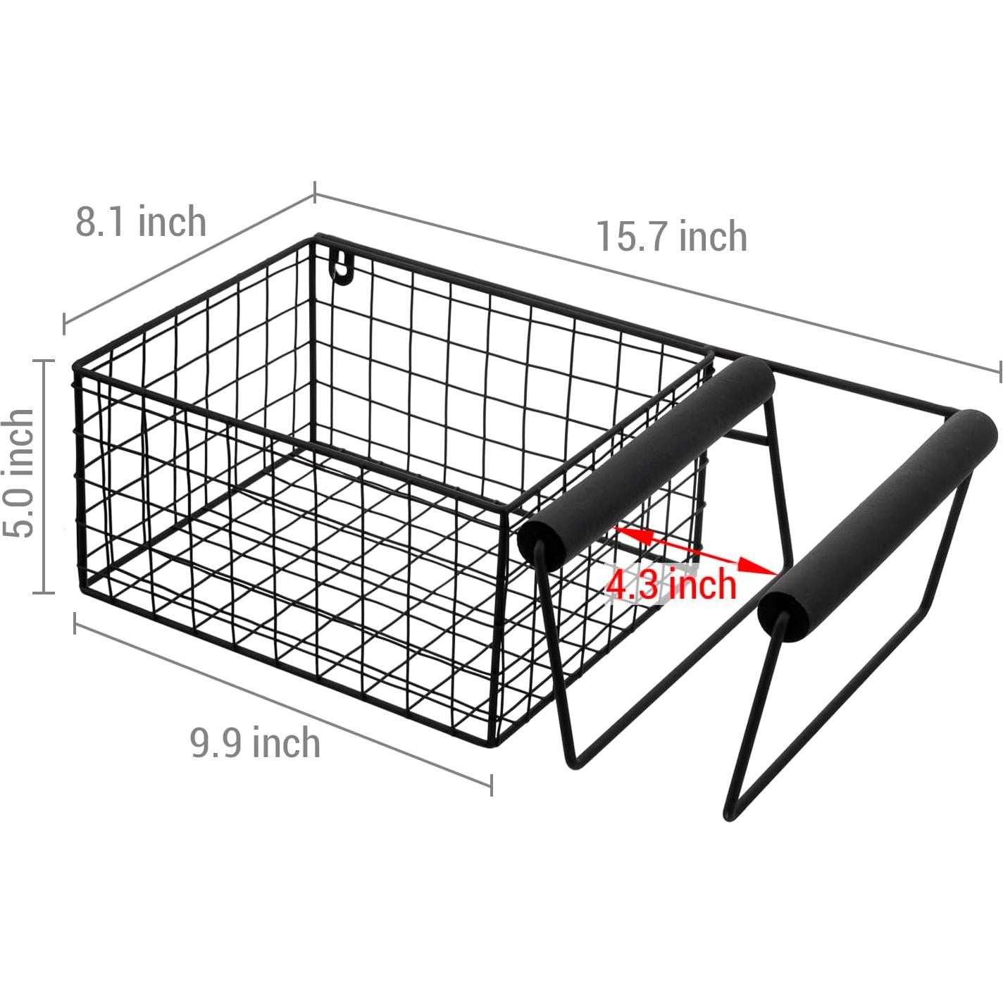 Cesta de Almacenamiento de Raquetas y Pelotas MyGift Metal