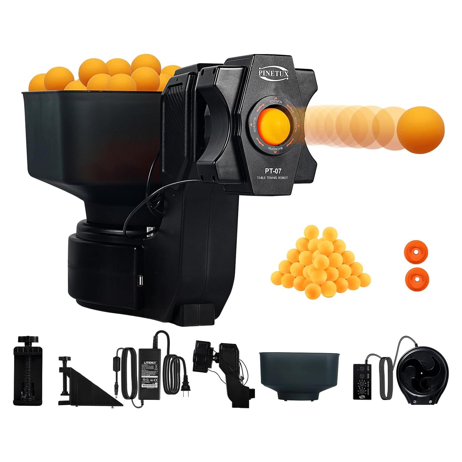 Robot Lanzador de Pelotas de Ping Pong ZXMT PT-07 Avanzado