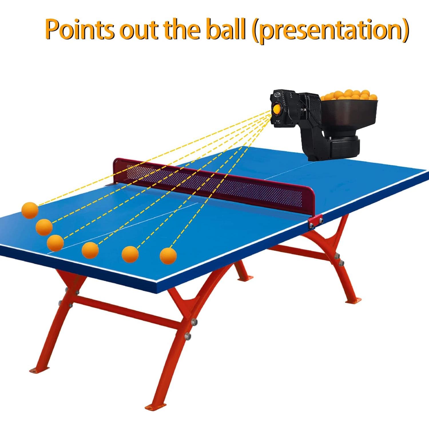 Robot Lanzador de Pelotas de Ping Pong ZXMT PT-07 Avanzado