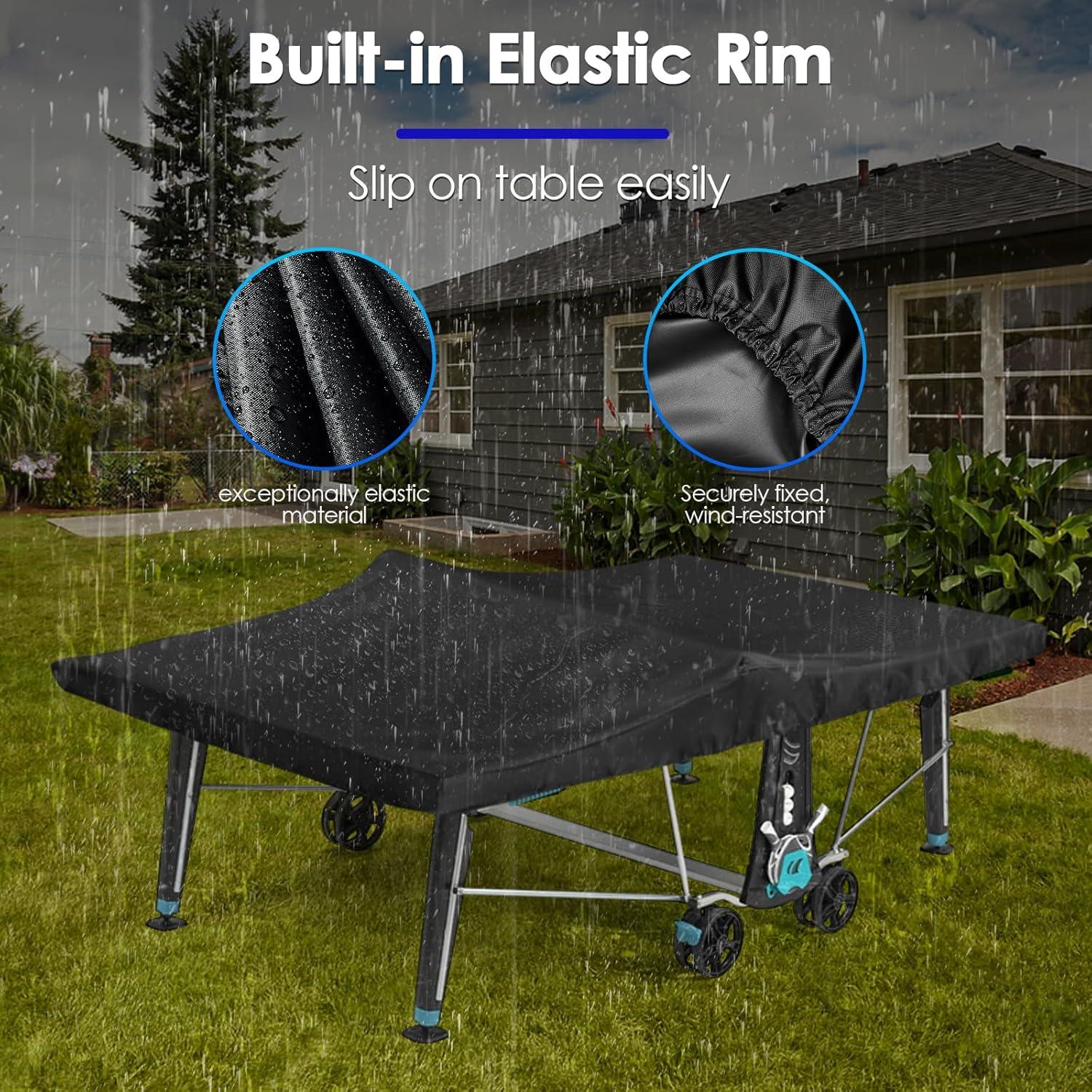 Cubierta de Mesa de Ping Pong Saking 282.3x154.9cm Impermeable