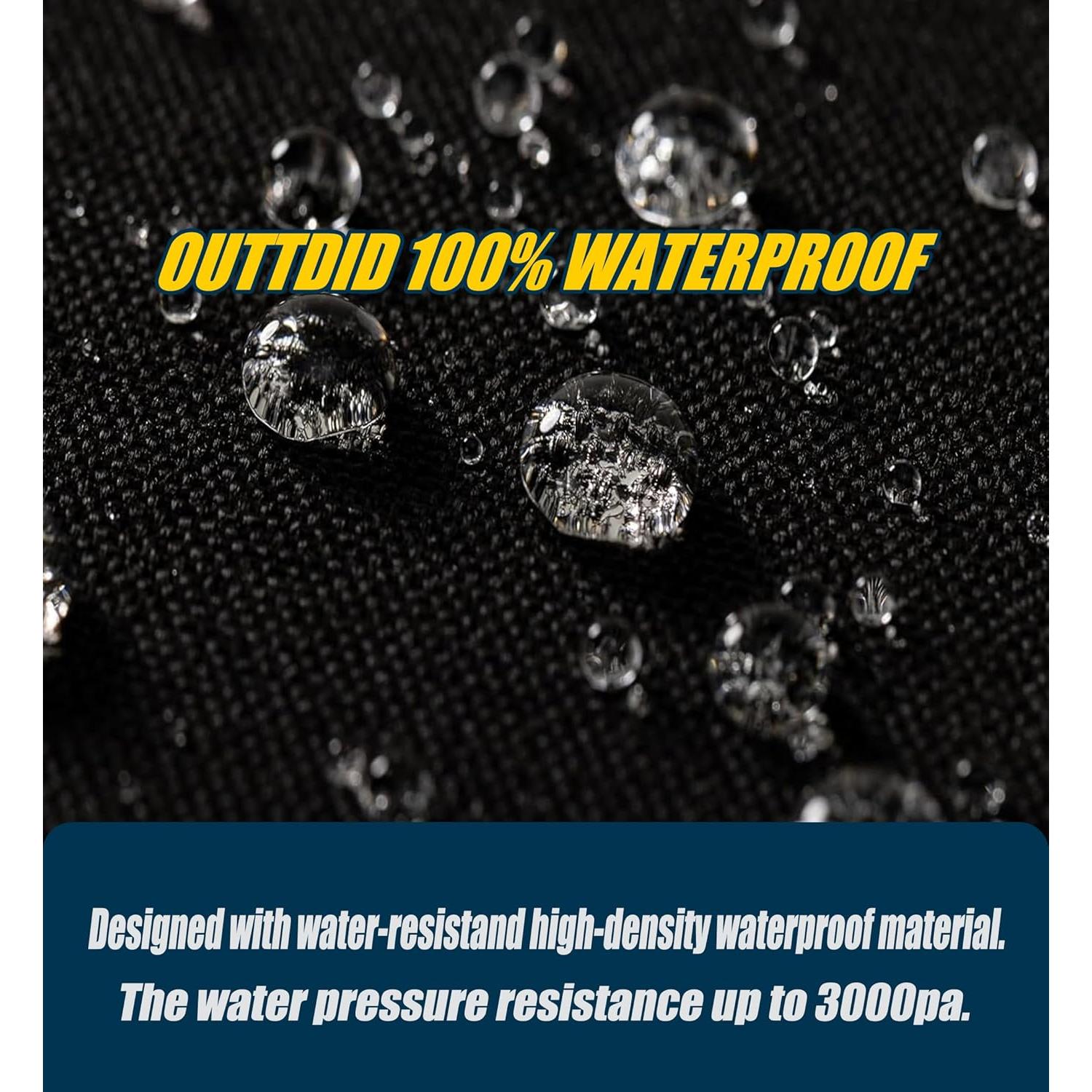 Cubierta de Mesa de Ping Pong OUTTDID 600D Impermeable 2.74x1.52m