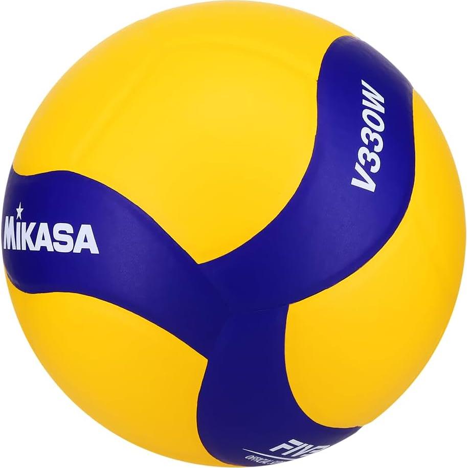 Balón de Voleibol Mikasa V330W Competencia Interior Azul/Amarillo