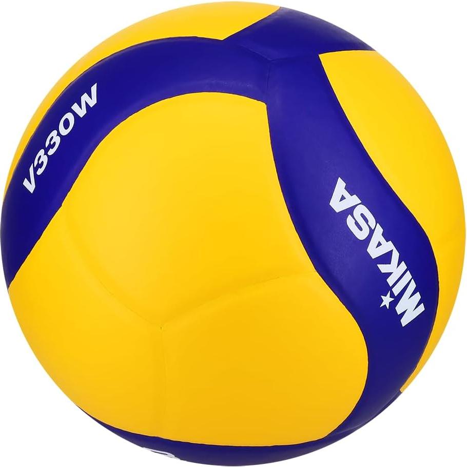 Balón de Voleibol Mikasa V330W Competencia Interior Azul/Amarillo