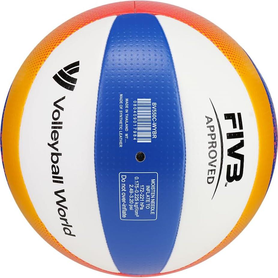 Balón de Voleibol de Playa Mikasa BV550C Oficial 21.59 cm