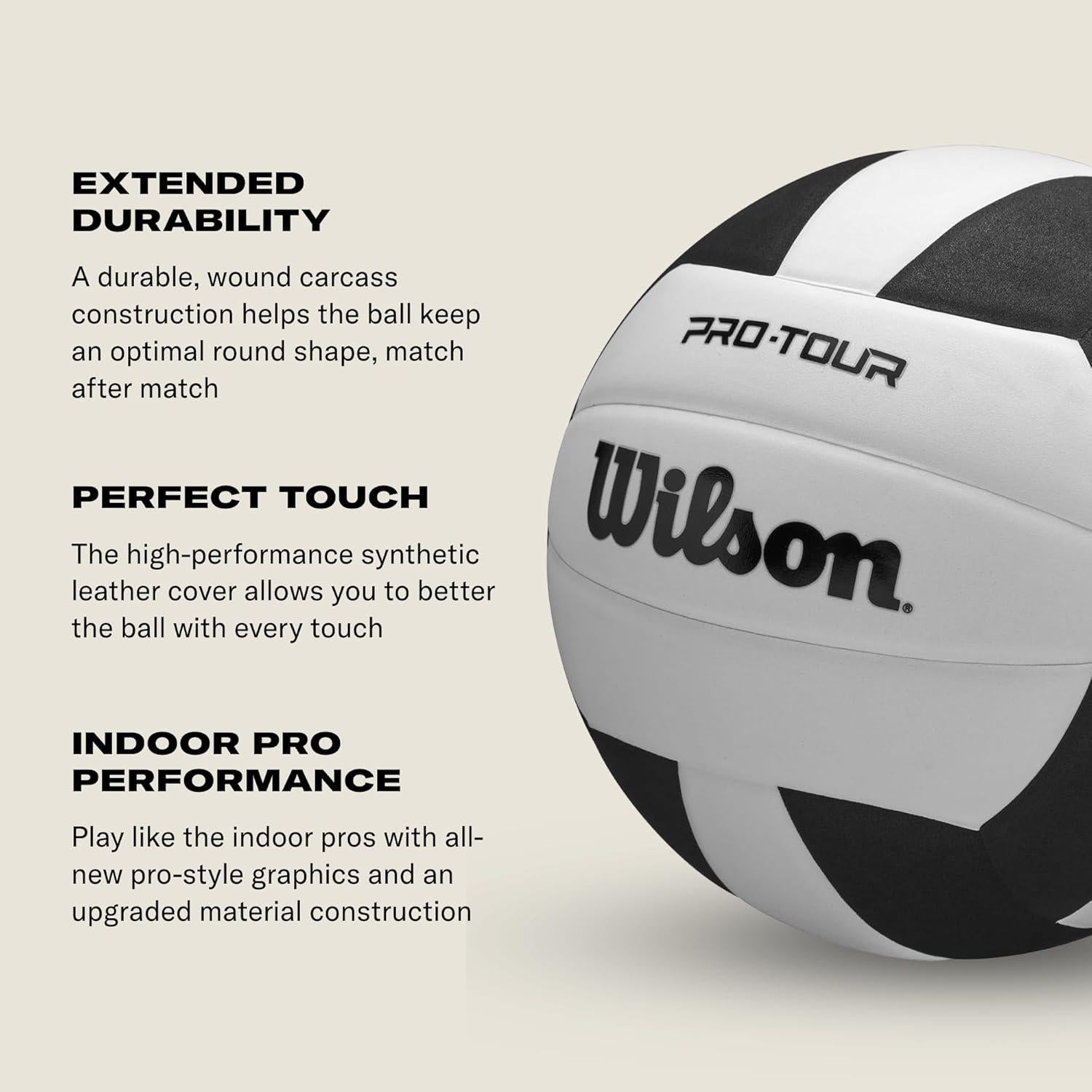 Balón de Voleibol Wilson Pro Tour Indoor Verde/Blanco 0.48kg