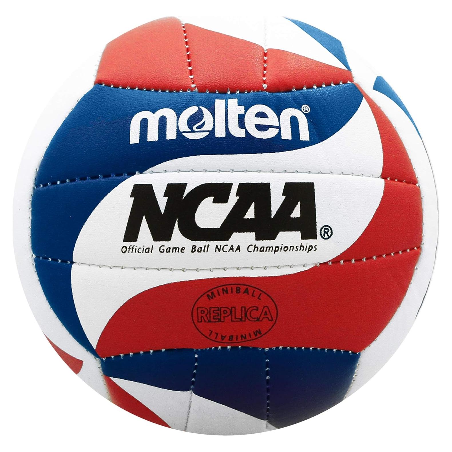 Mini Balón de Voleibol Molten NCAA 13.97 cm Rojo/Blanco/Azul
