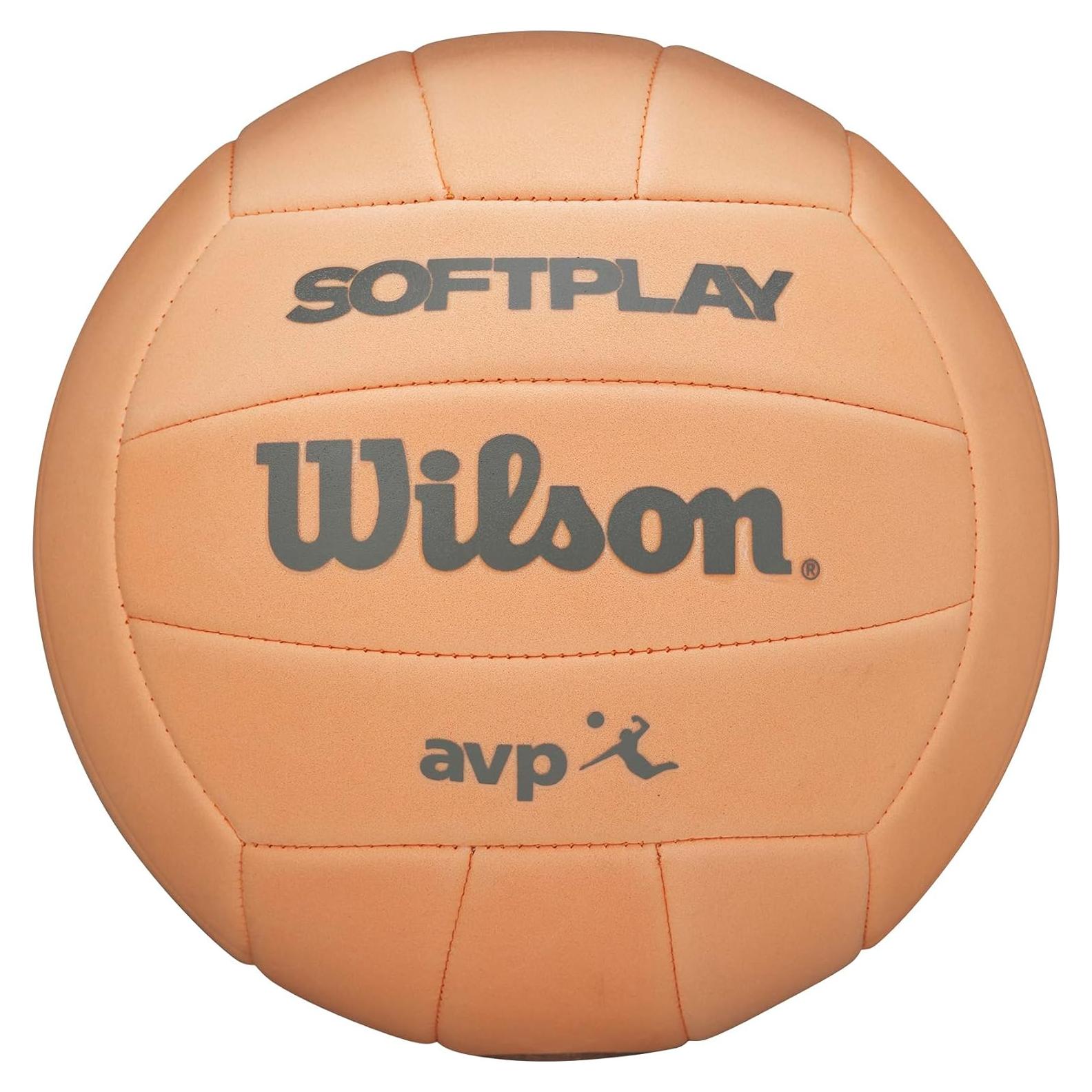 Voleibol Wilson AVP Soft Play Naranja Tamaño Oficial 68.6 cm