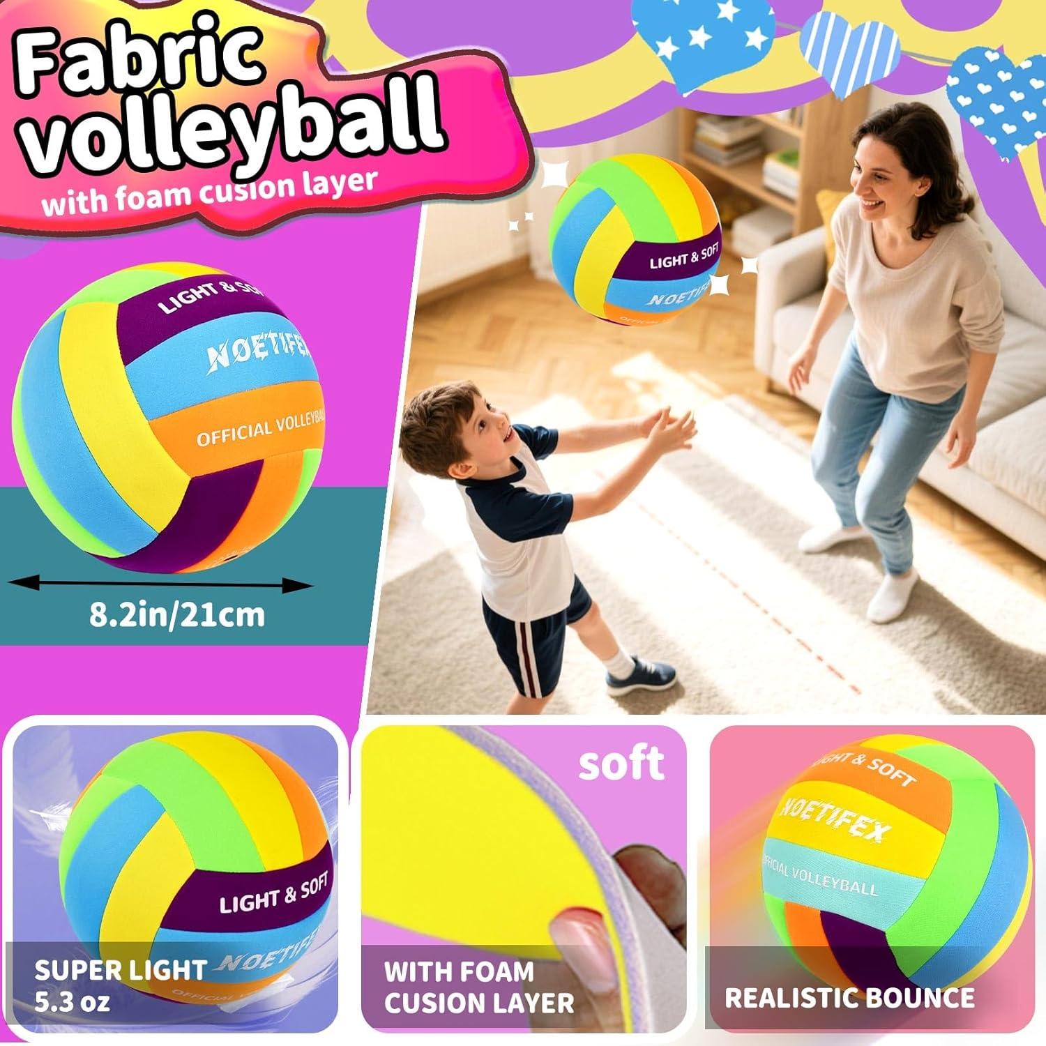 Voleibol Suave Noetifex Tamaño 5 para Niños y Principiantes