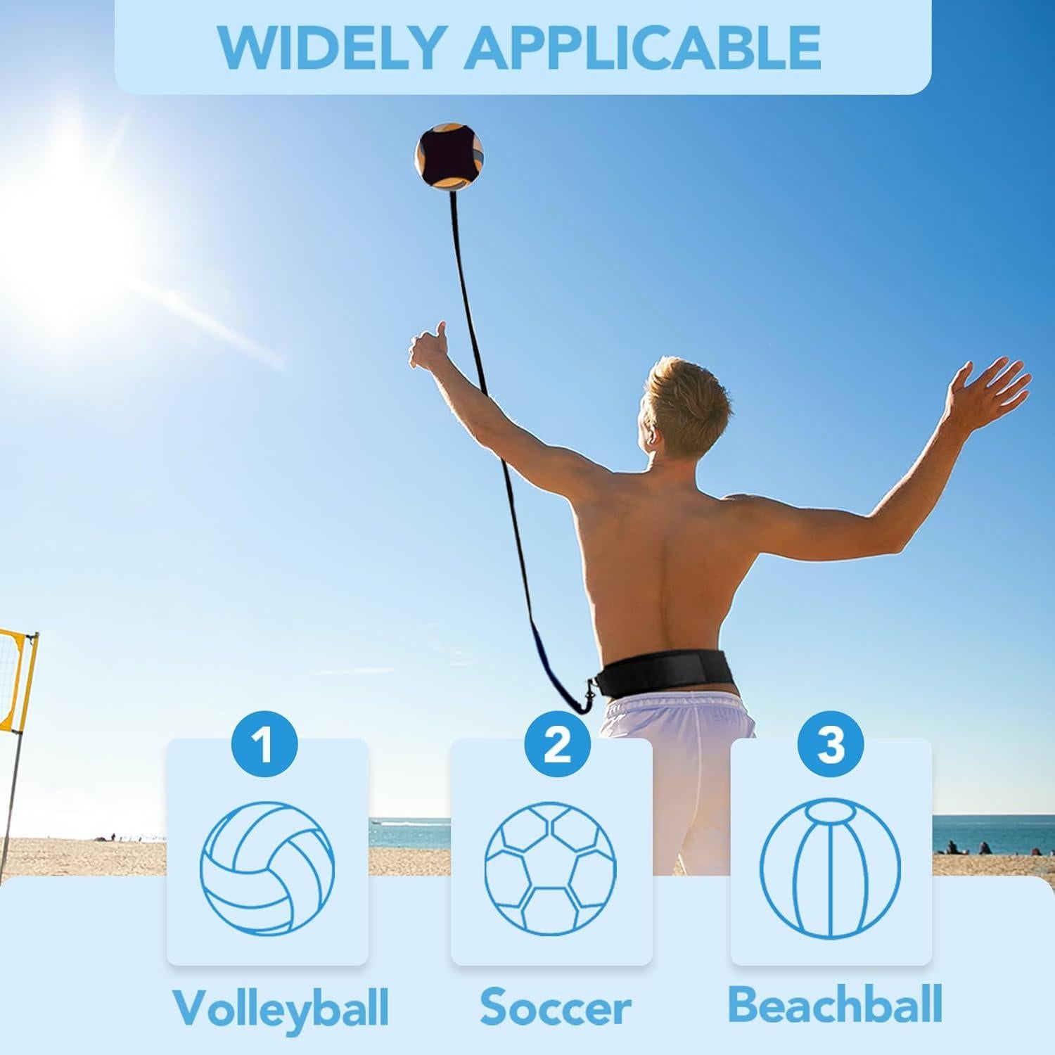 Equipo de Entrenamiento de Voleibol Ajustable - Voleibol-01