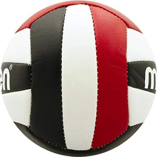 Mini Voleibol Molten V200-BLK/RED 13.97 cm Cosido a Máquina