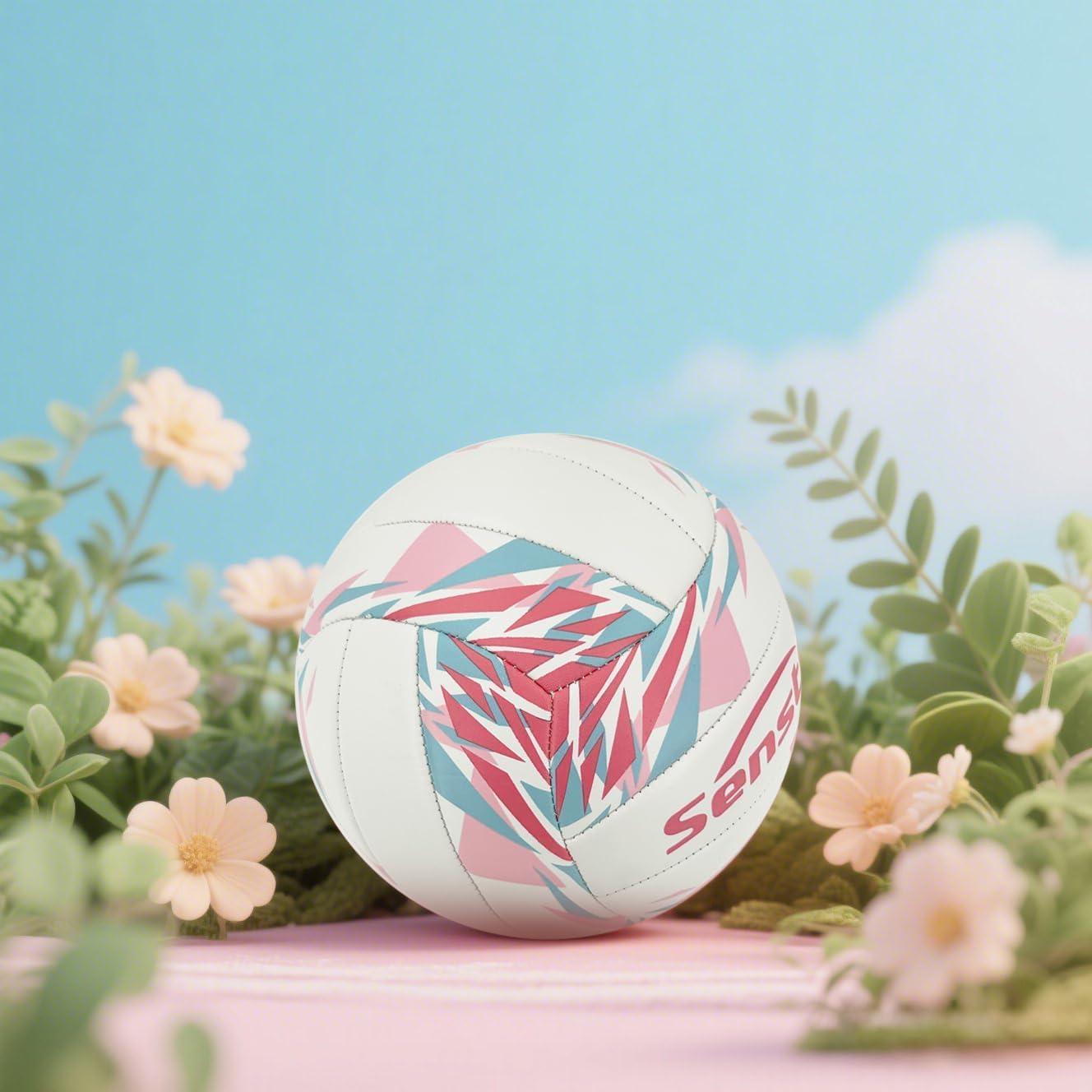 Balón de Voleibol Senston Tamaño 5 PVC Rosa para Interior/Exterior