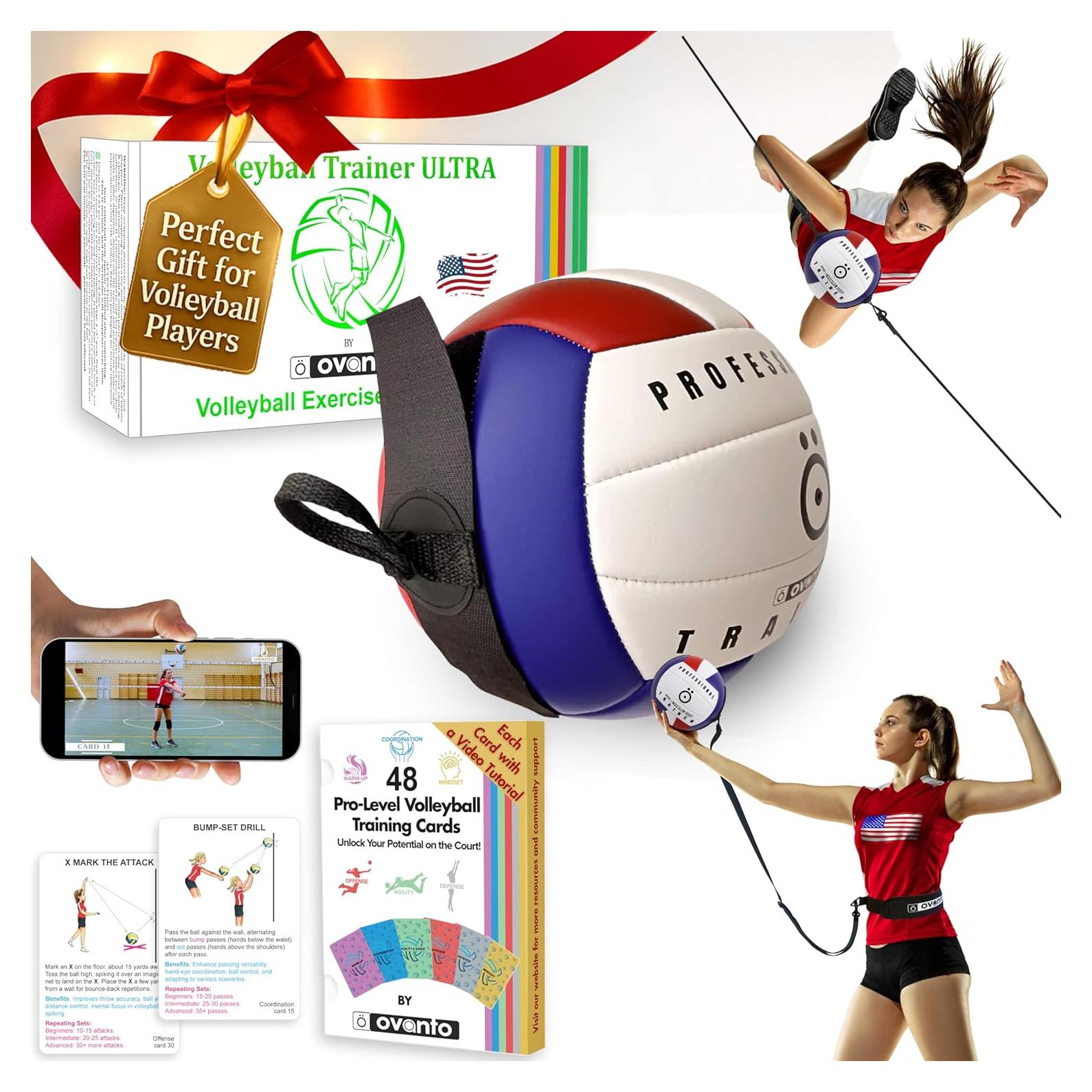 Kit de Entrenamiento de Voleibol OVANTO VT ULTRA - Ajustable y Completo