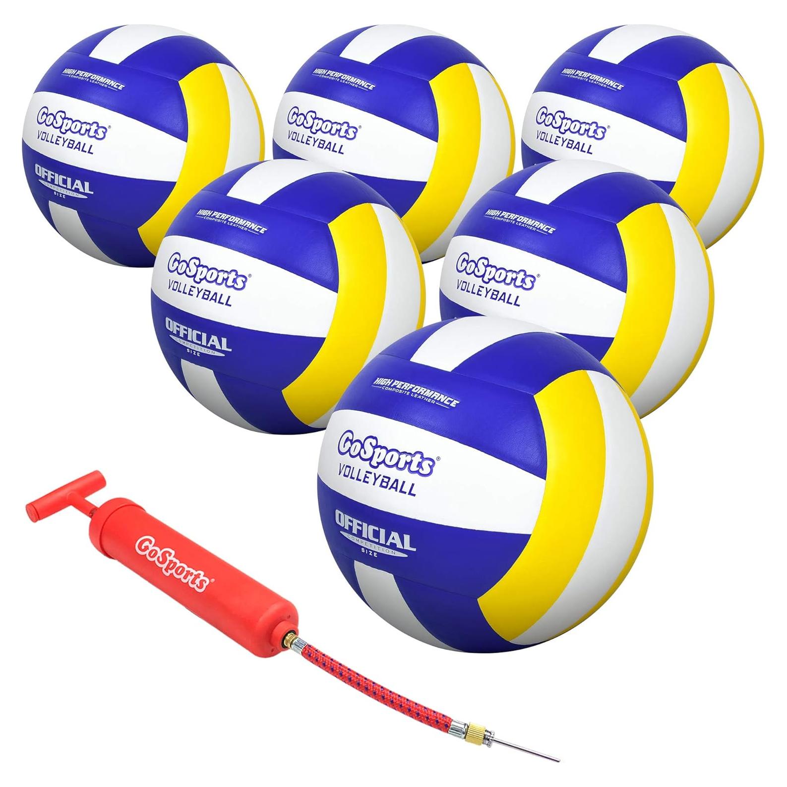 Balones de Voleibol Competencia GoSports - Paquete de 6