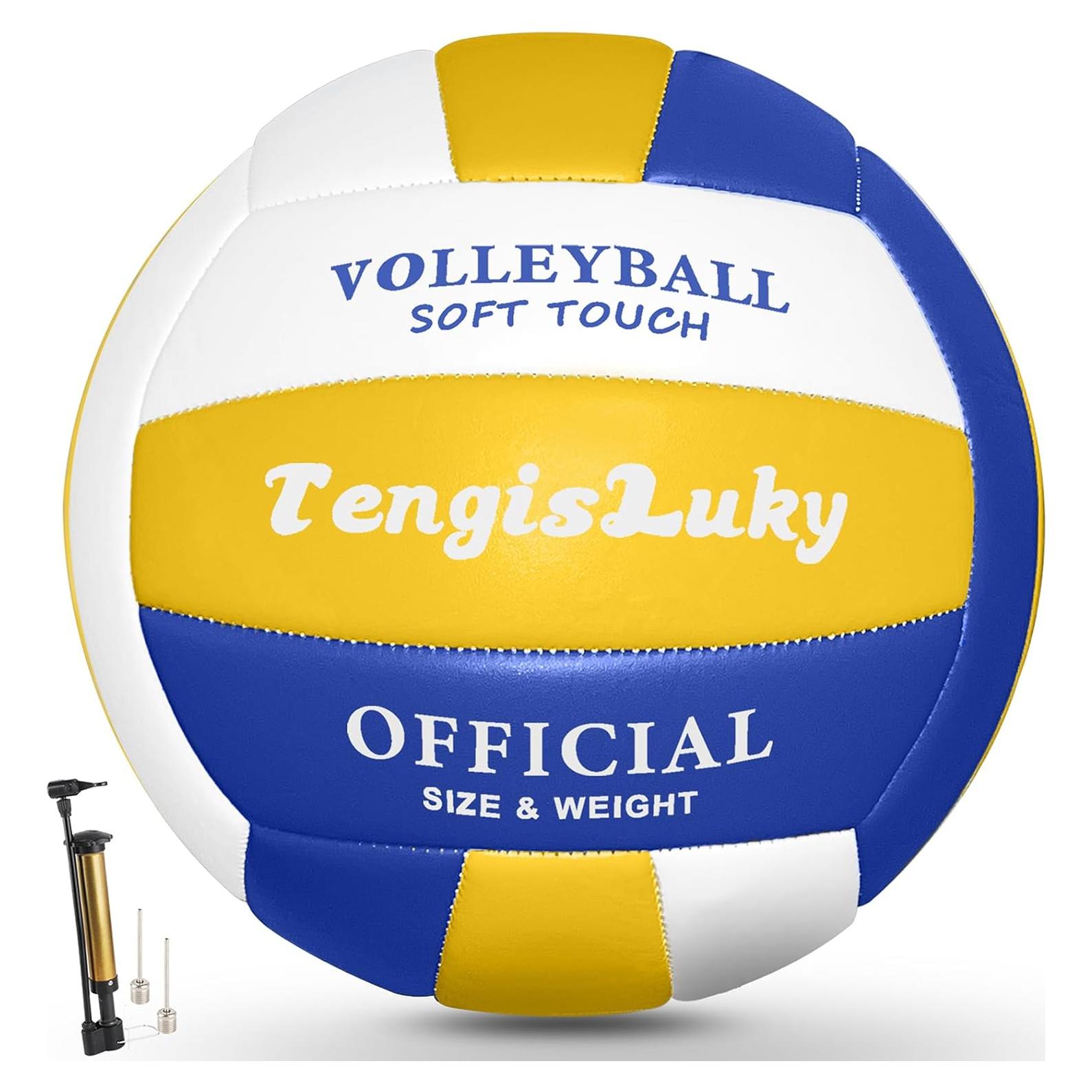 Voleibol Soft Touch TengisLuky Tamaño Oficial 5 con Bomba