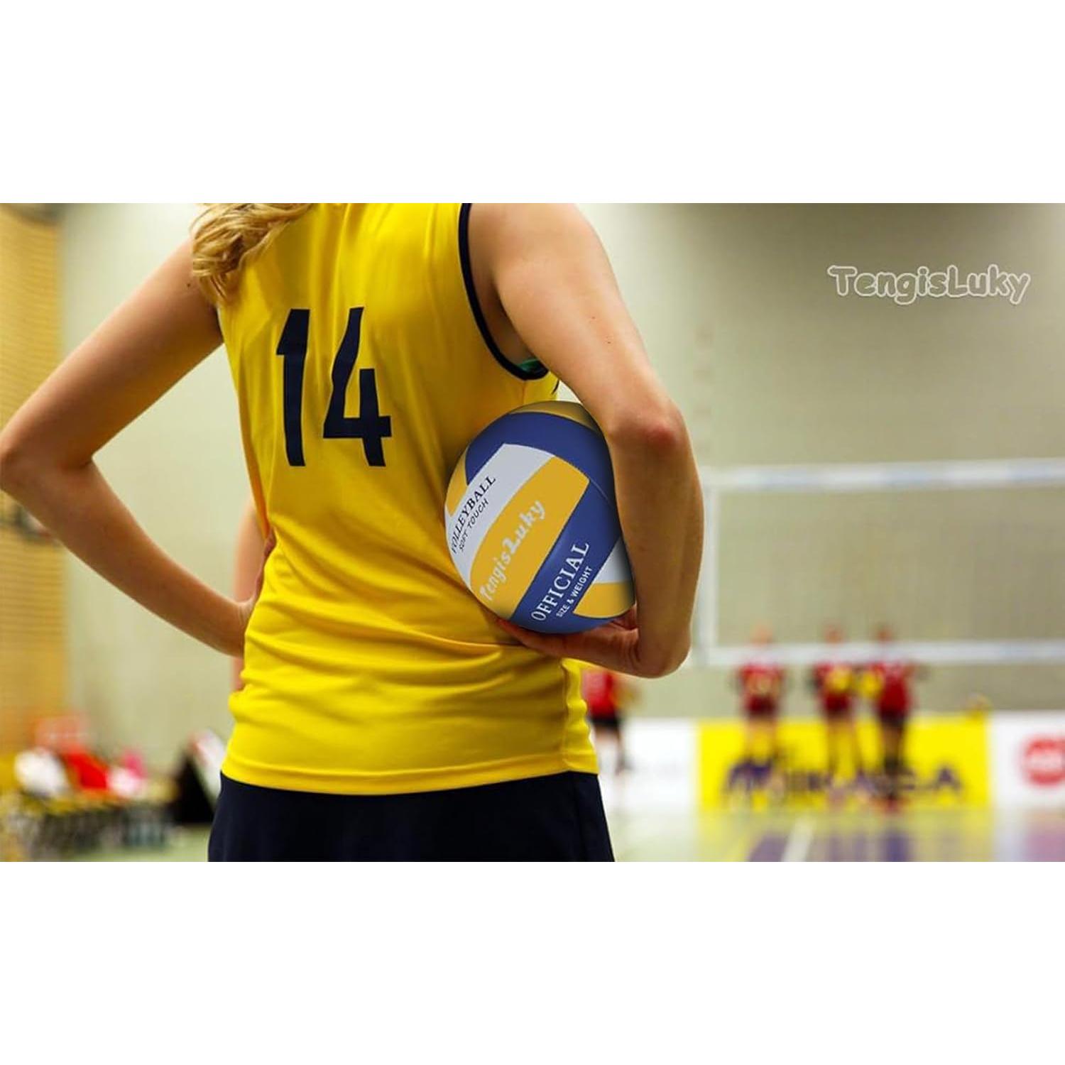 Voleibol Soft Touch TengisLuky Tamaño Oficial 5 con Bomba