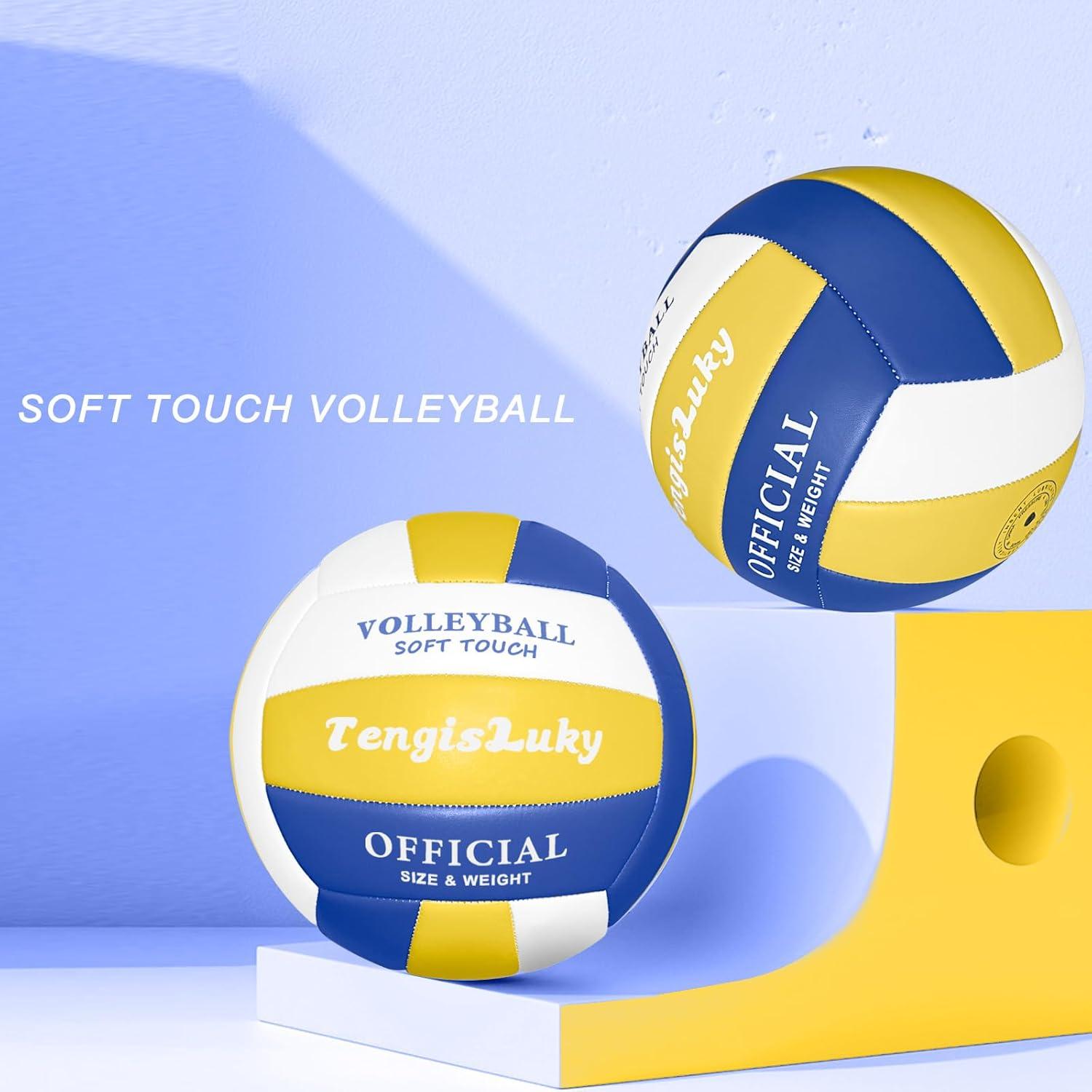 Voleibol Soft Touch TengisLuky Tamaño Oficial 5 con Bomba